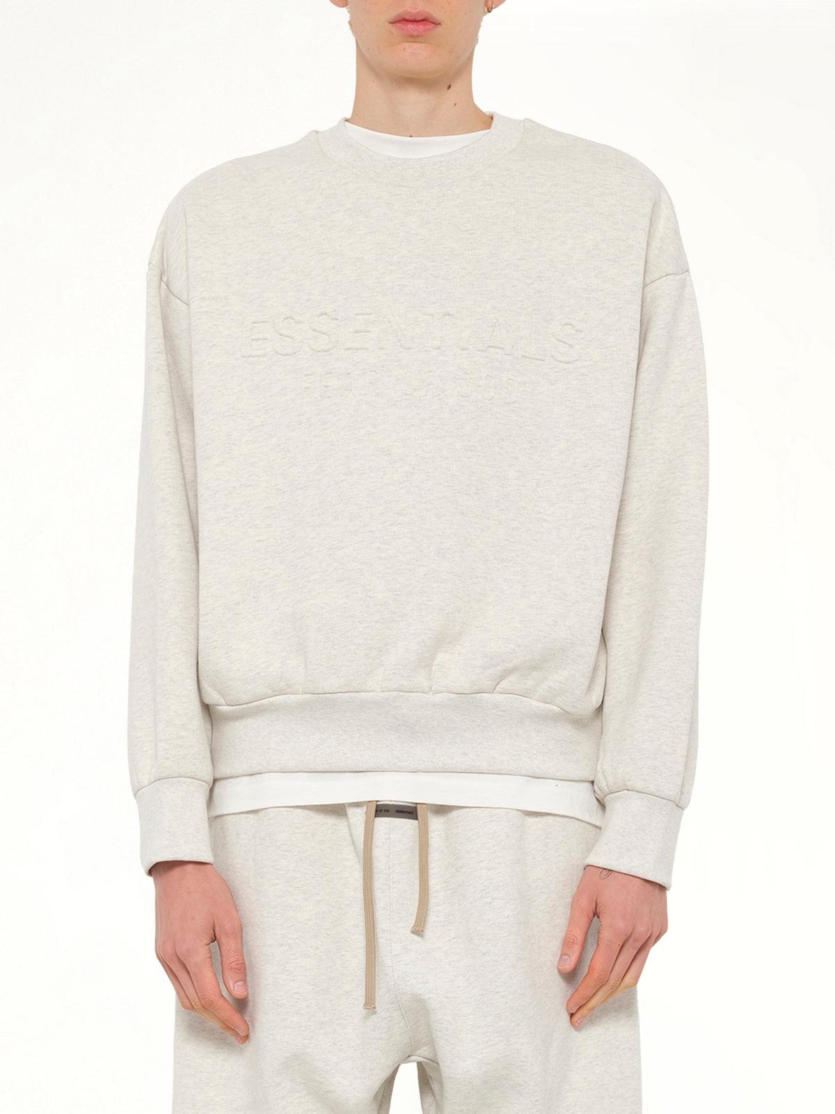 Classic Crewneck Sweatshirt in Oatmeal Heather