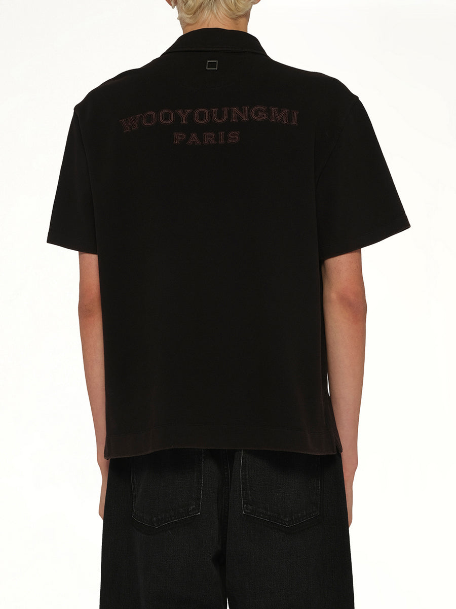 Mud Paint Polo in Black