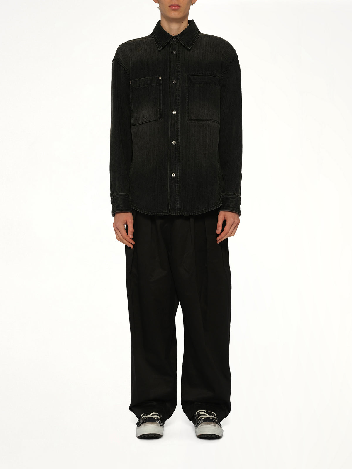 Denim Shirt in Black