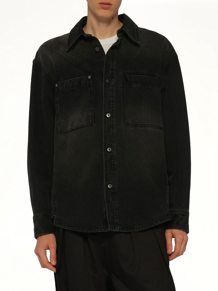 Denim Shirt in Black