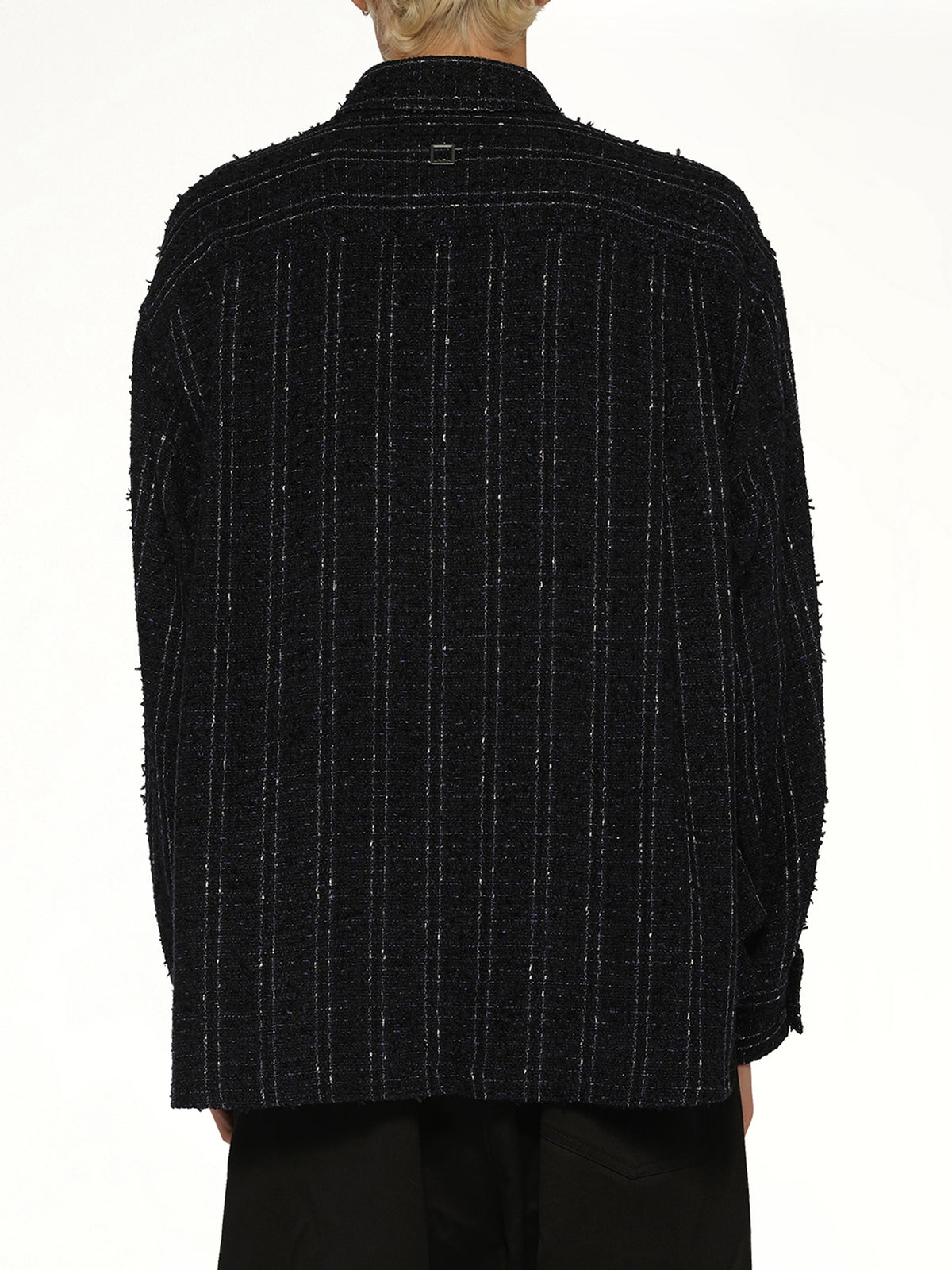 Tweed Shirt in Navy