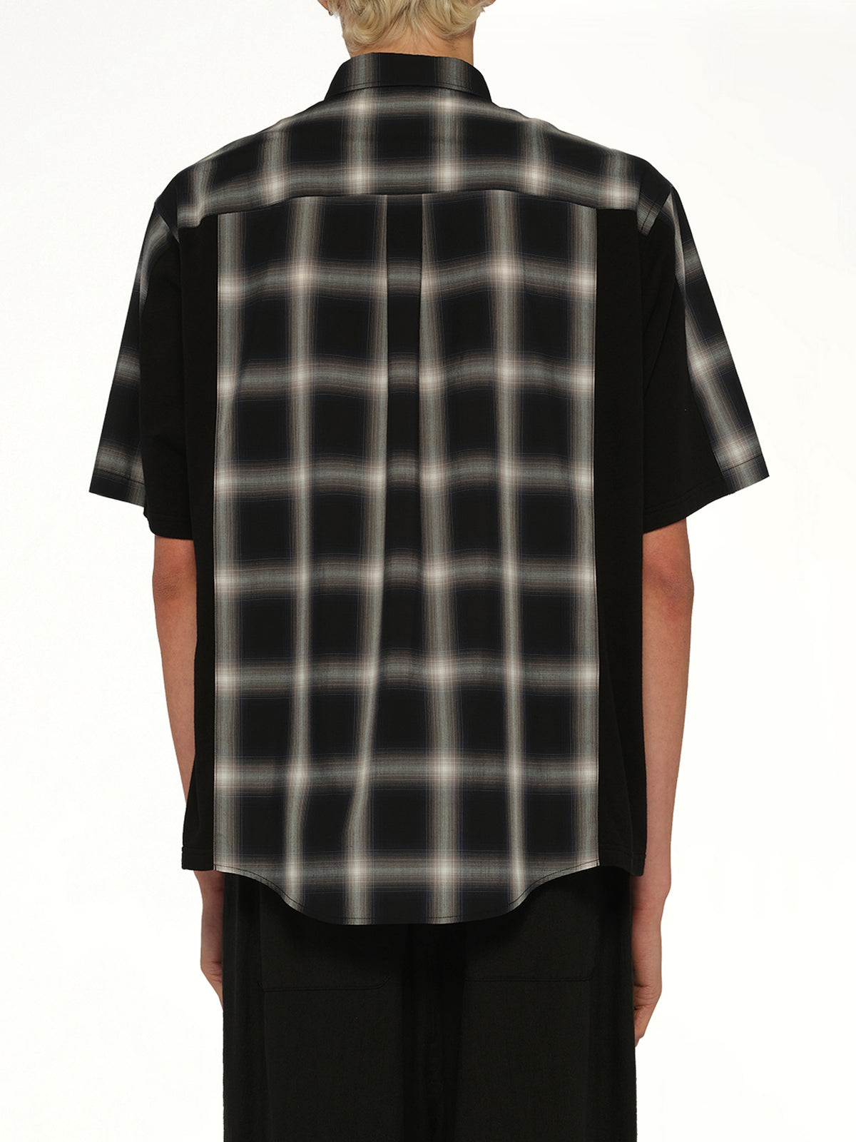 Combo Check SS Shirt in Black