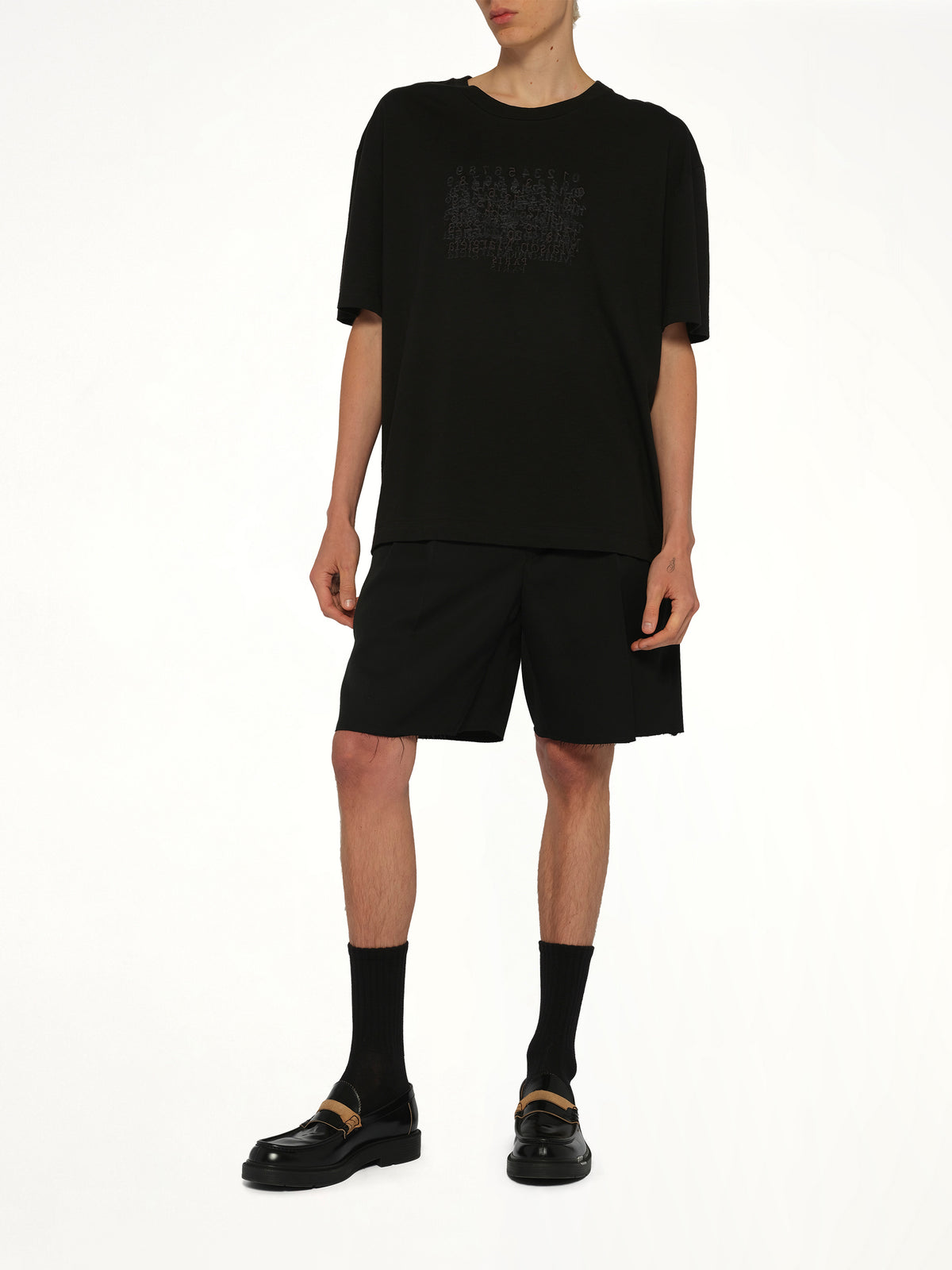 Tailored Shorts in Black