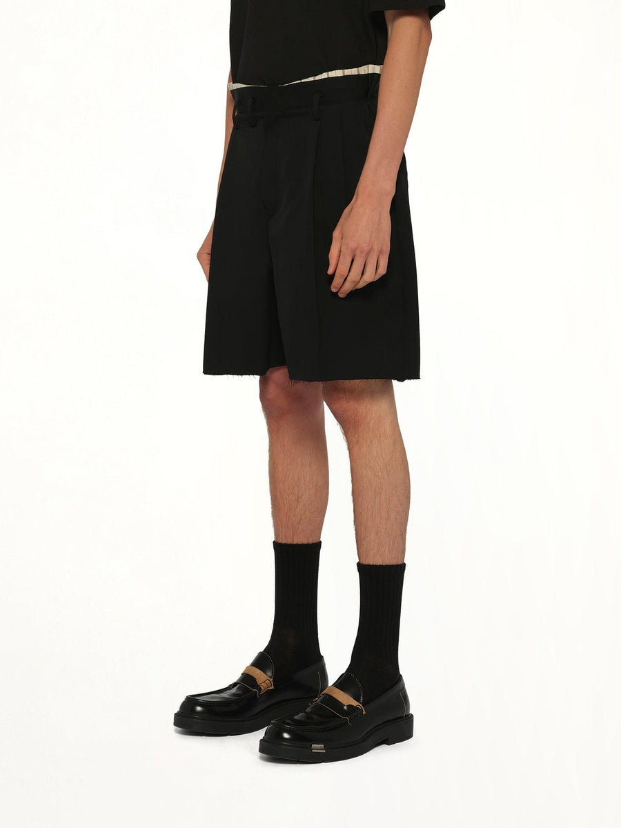 Tailored Shorts in Black
