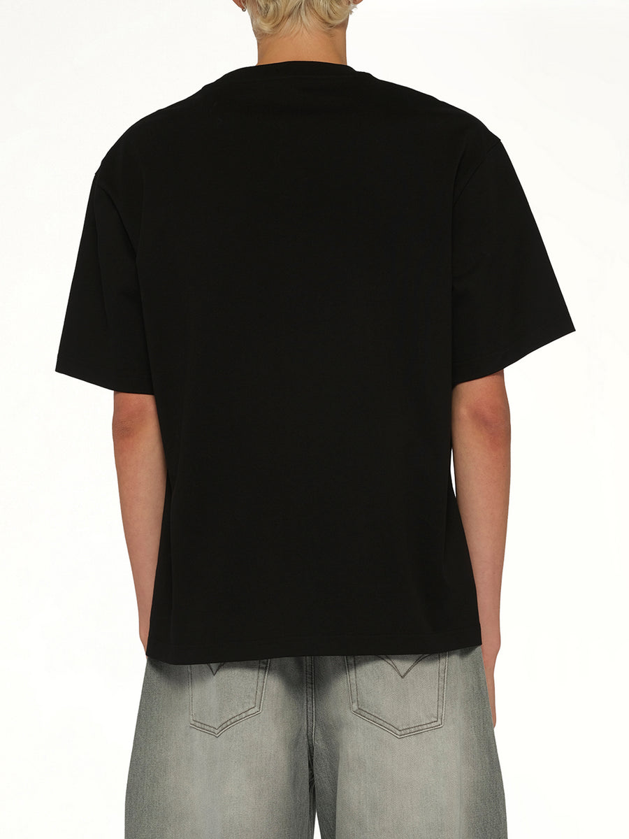 Deconstructed T-Shirt in Black