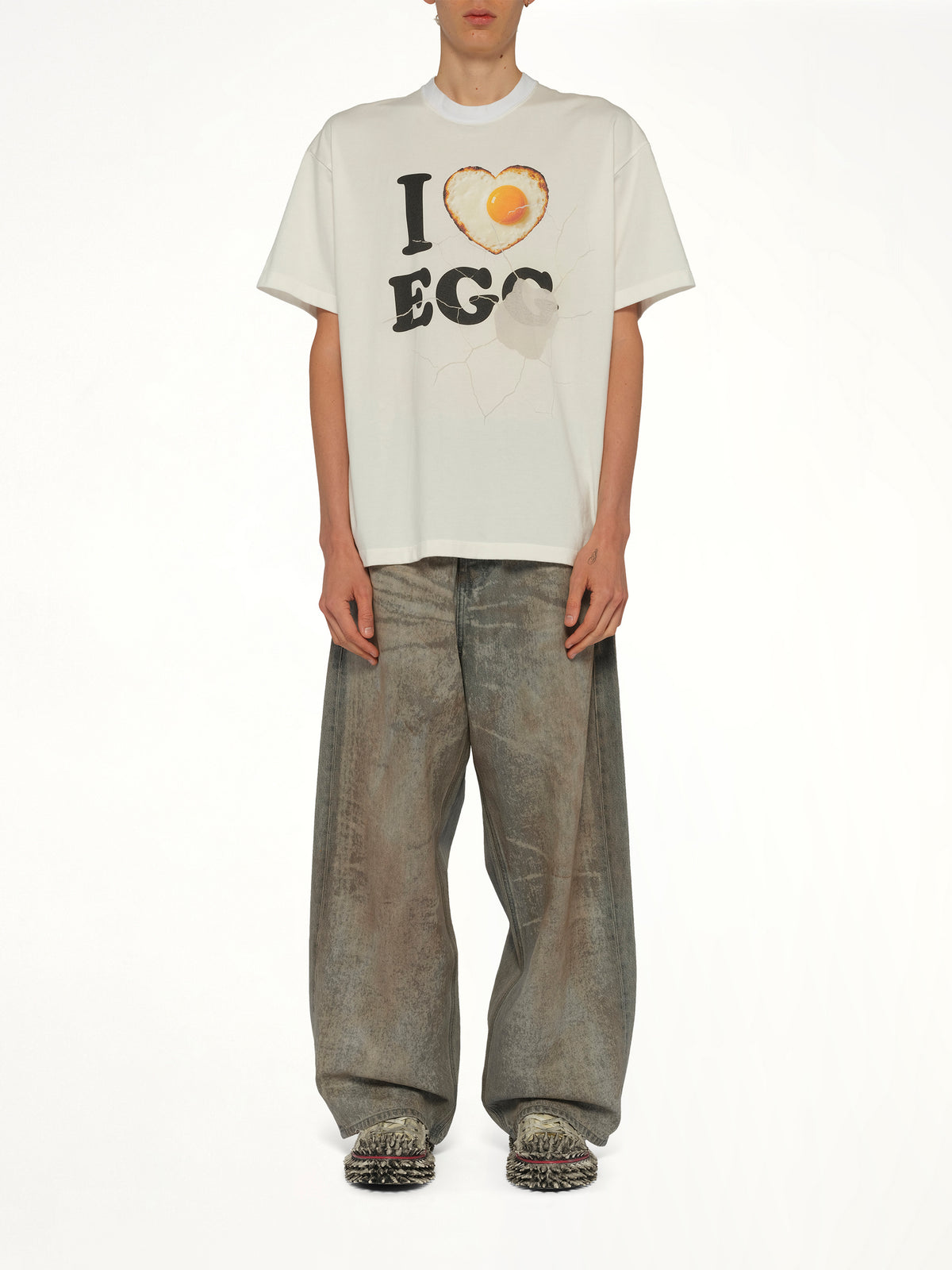 I Love Egg T-Shirt in White