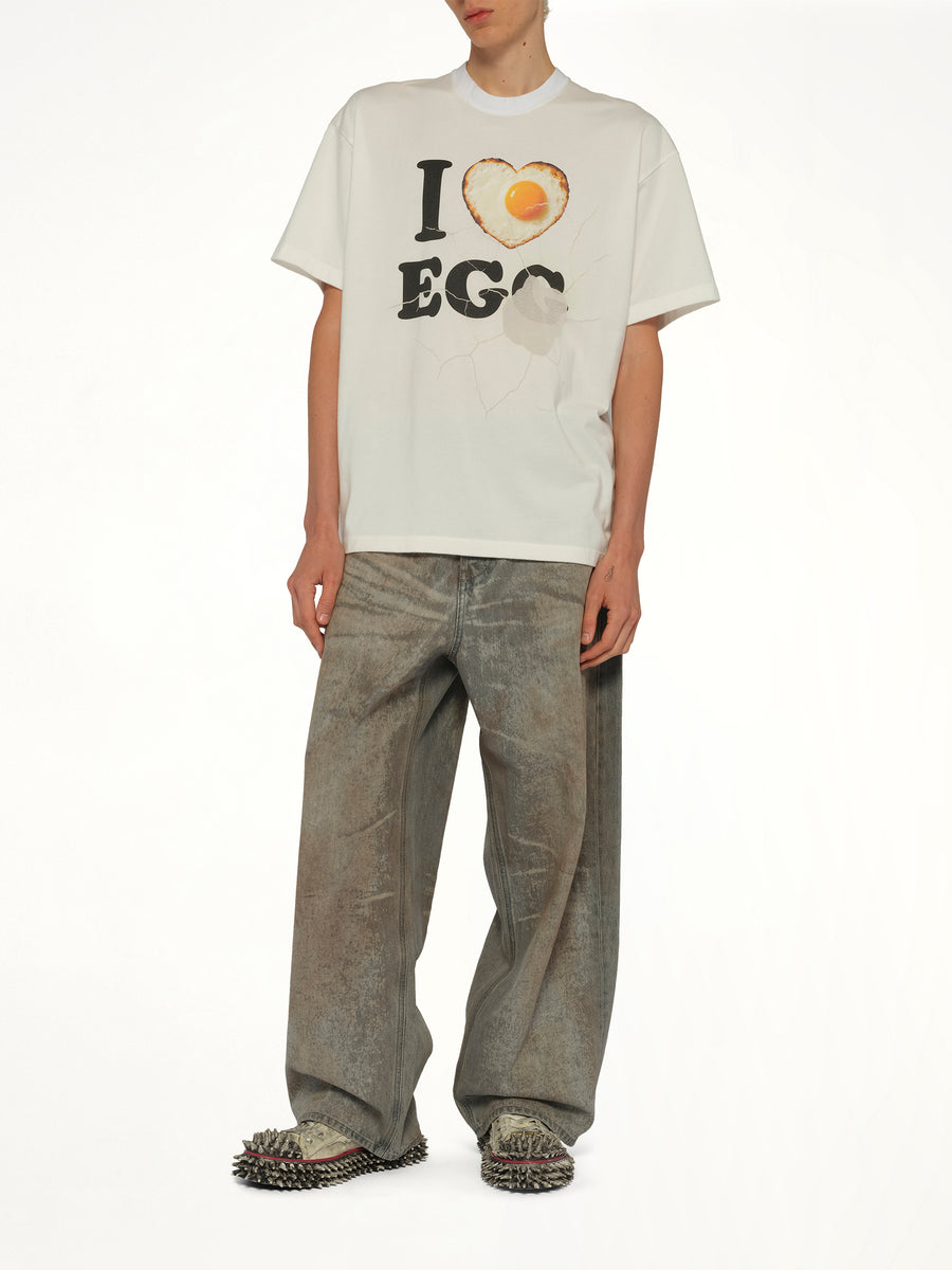 I Love Egg T-Shirt in White