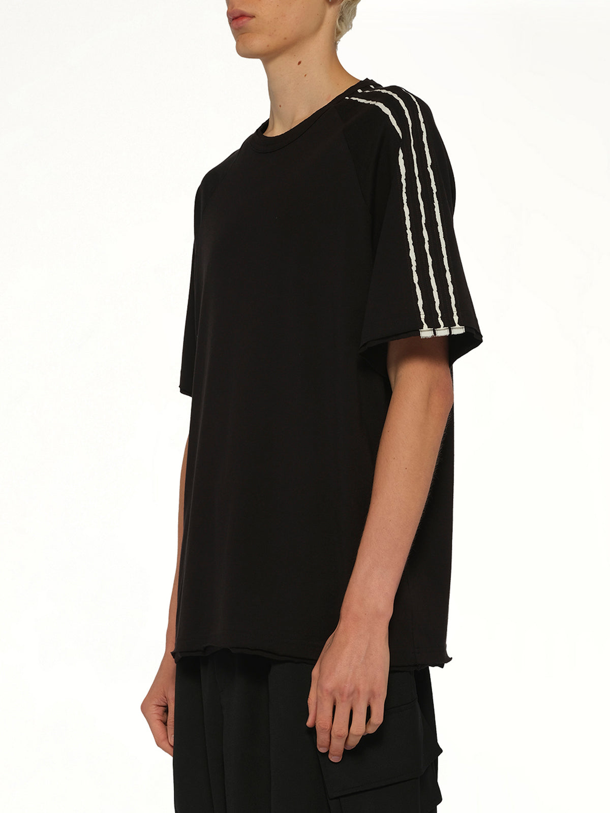 Reconstructed 3S T-Shirt in Black