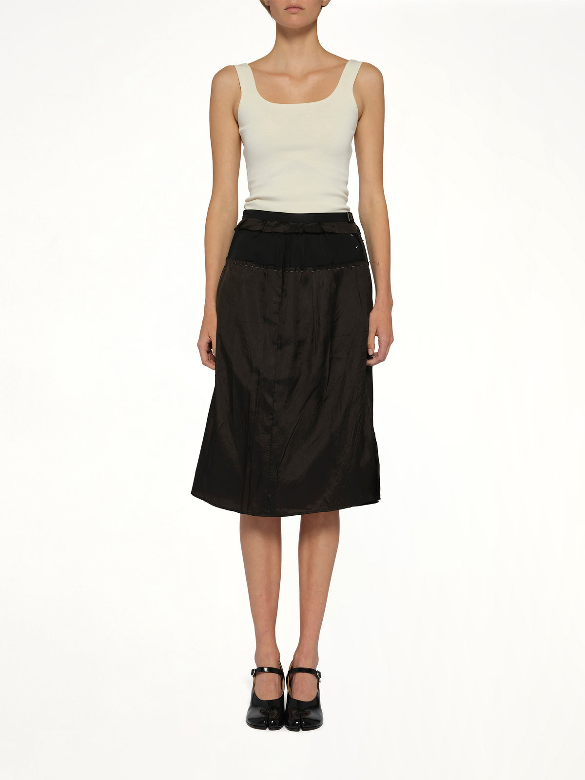 Skirt in Carbon/Black