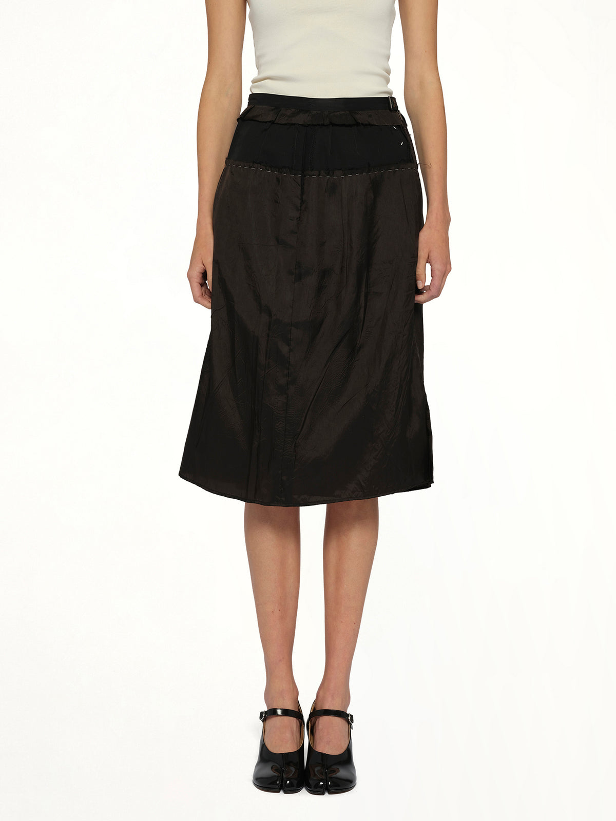 Skirt in Carbon/Black