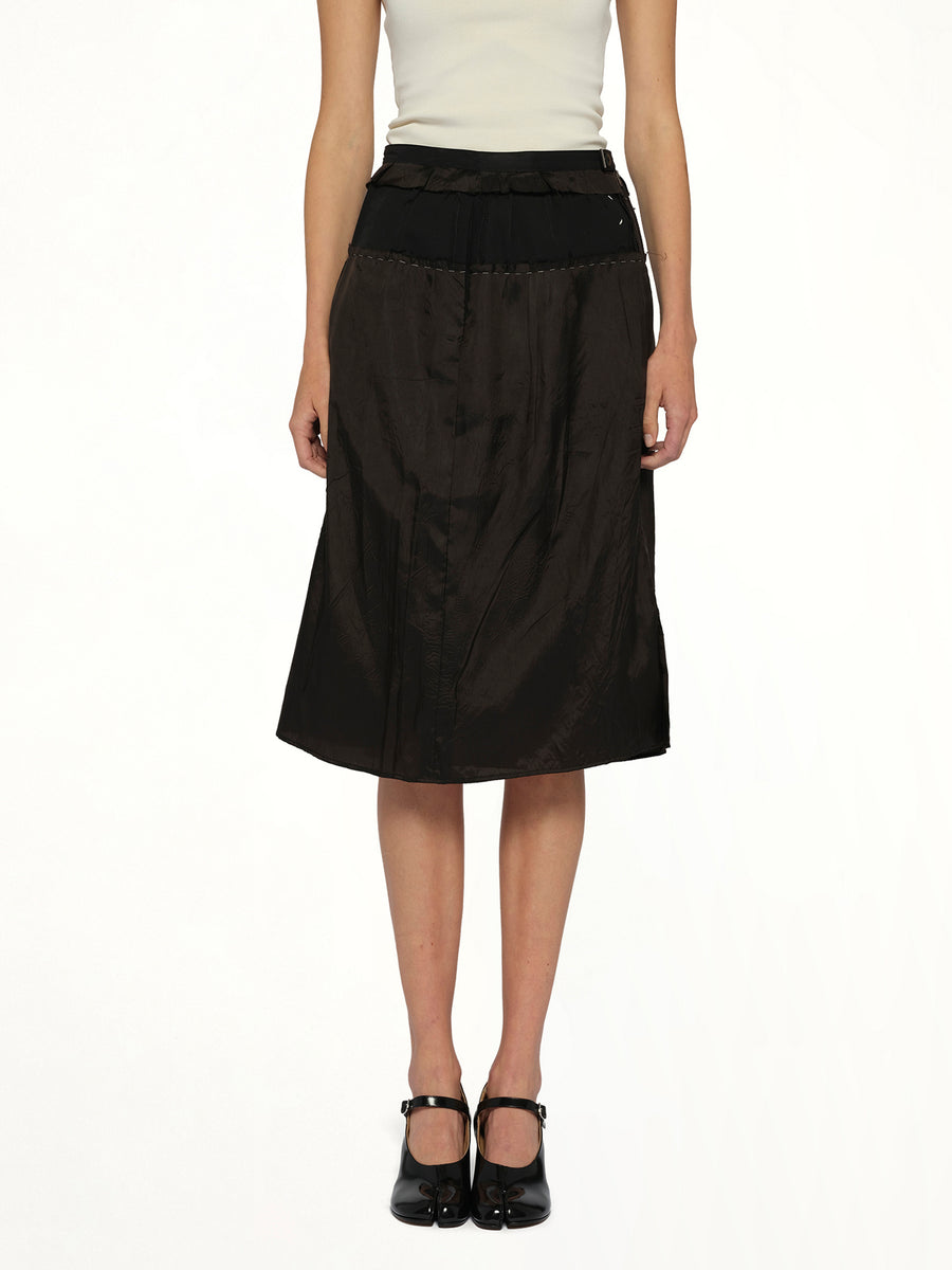 Skirt in Carbon/Black