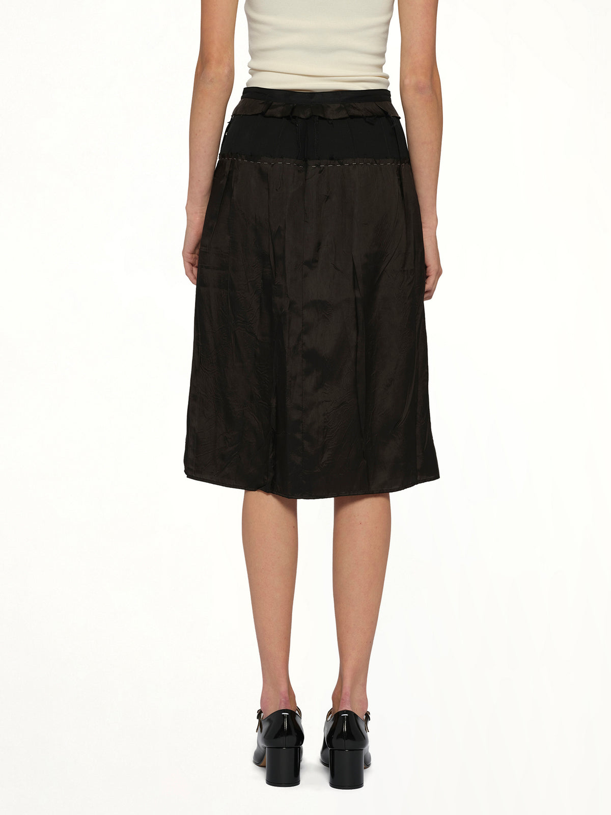 Skirt in Carbon/Black