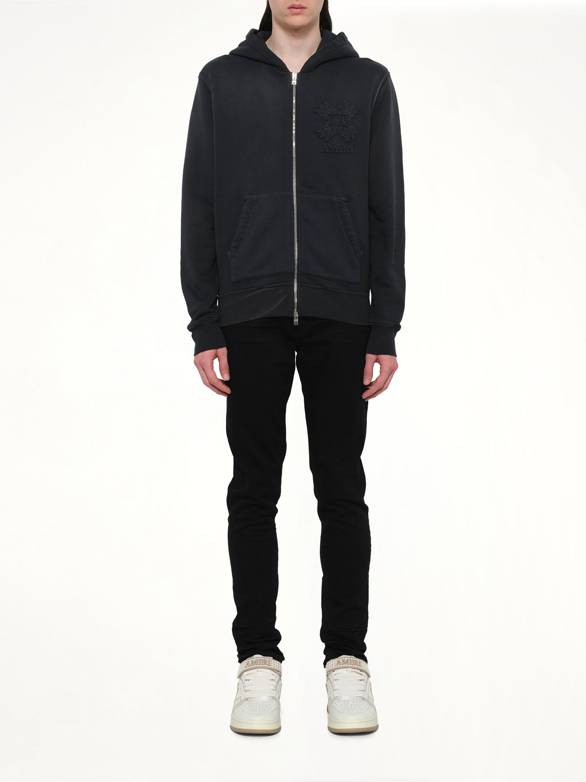 MA Quad Zip Hoodie in Black