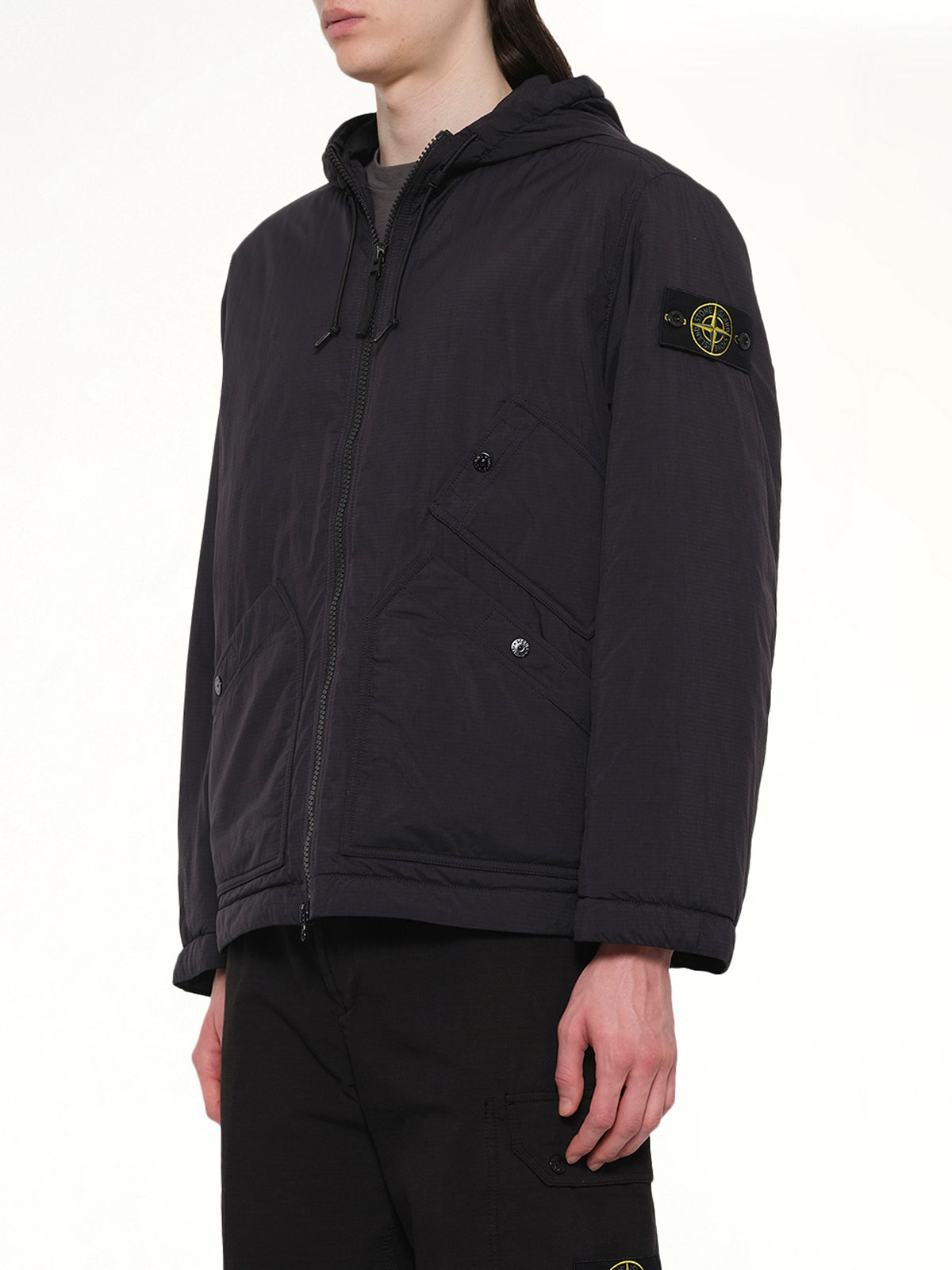 4100018 Ripstop Short Parka in Black