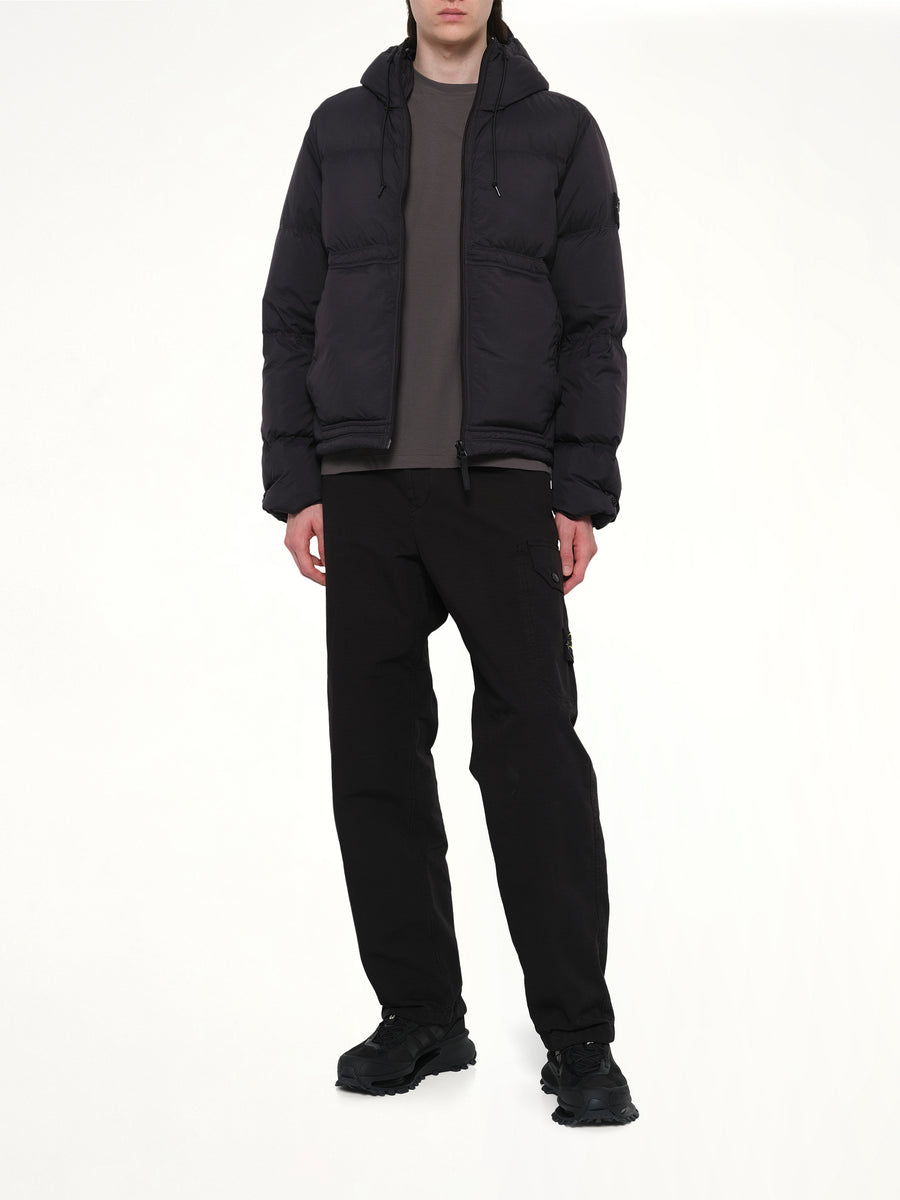 4100019 Ripstop Short Parka in Black