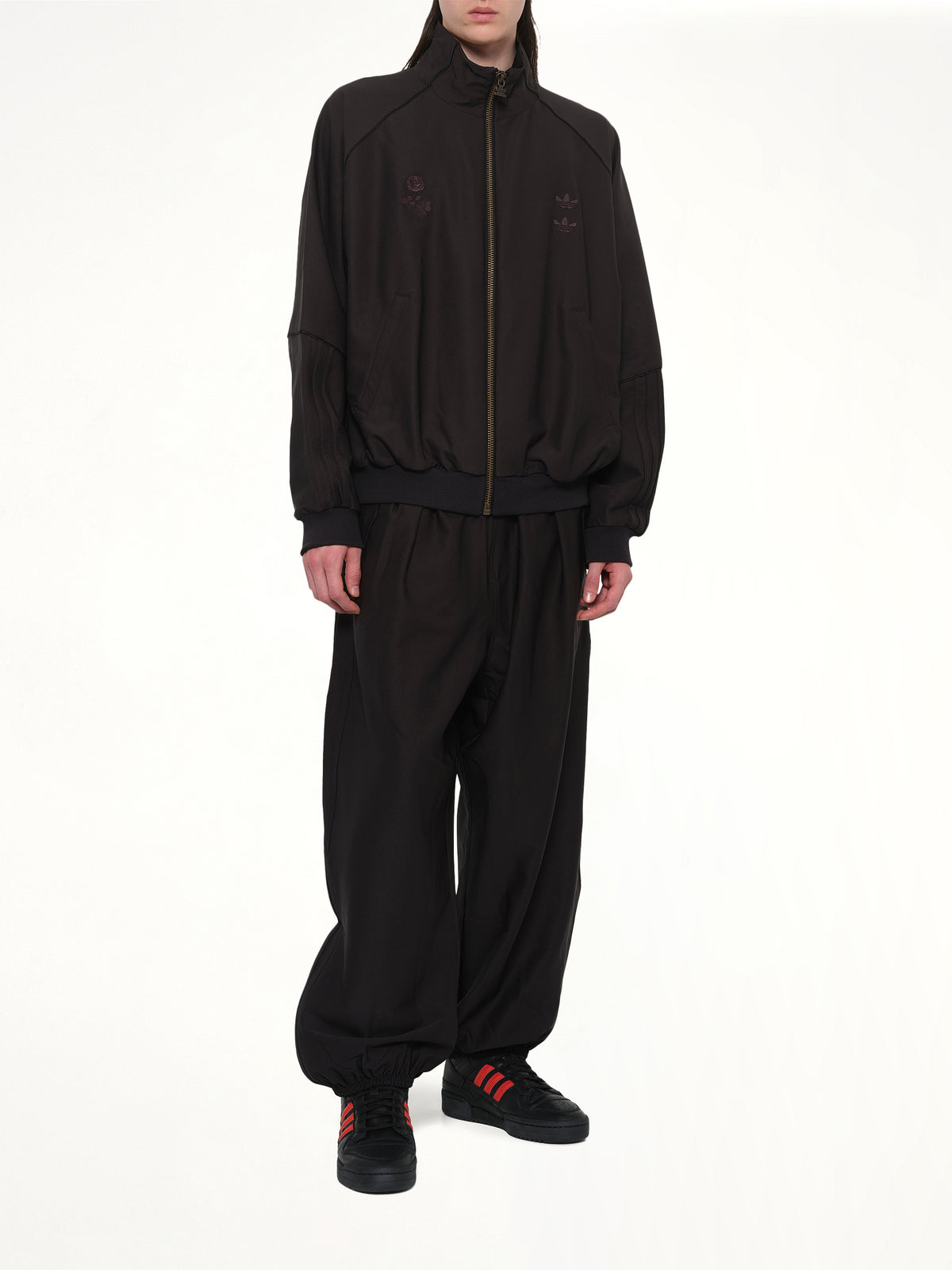 Adidas X Chavarria Twill Track Jacket in Black