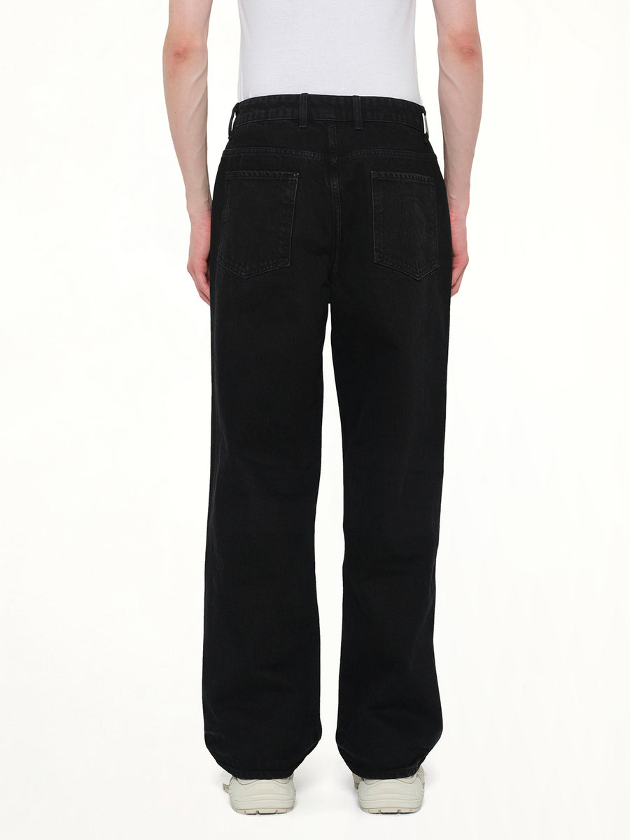 R3 Baggy Denim Jeans in Black