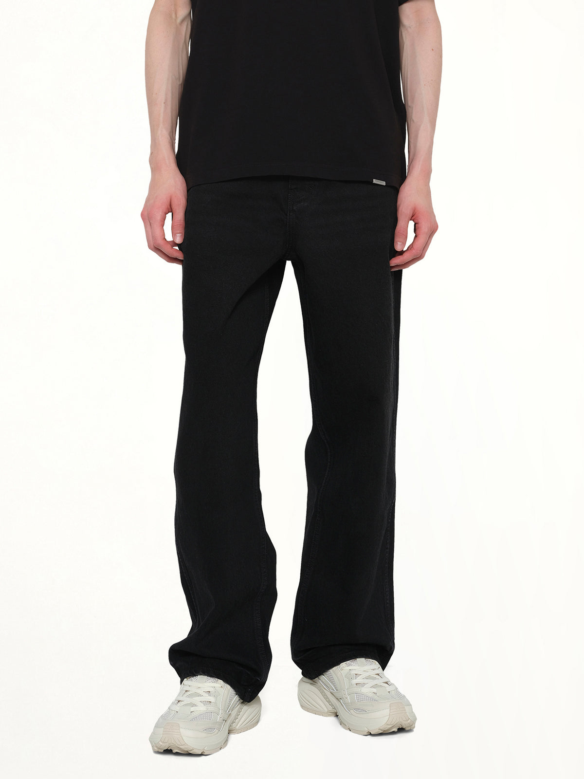 R3 Baggy Denim Jeans in Black