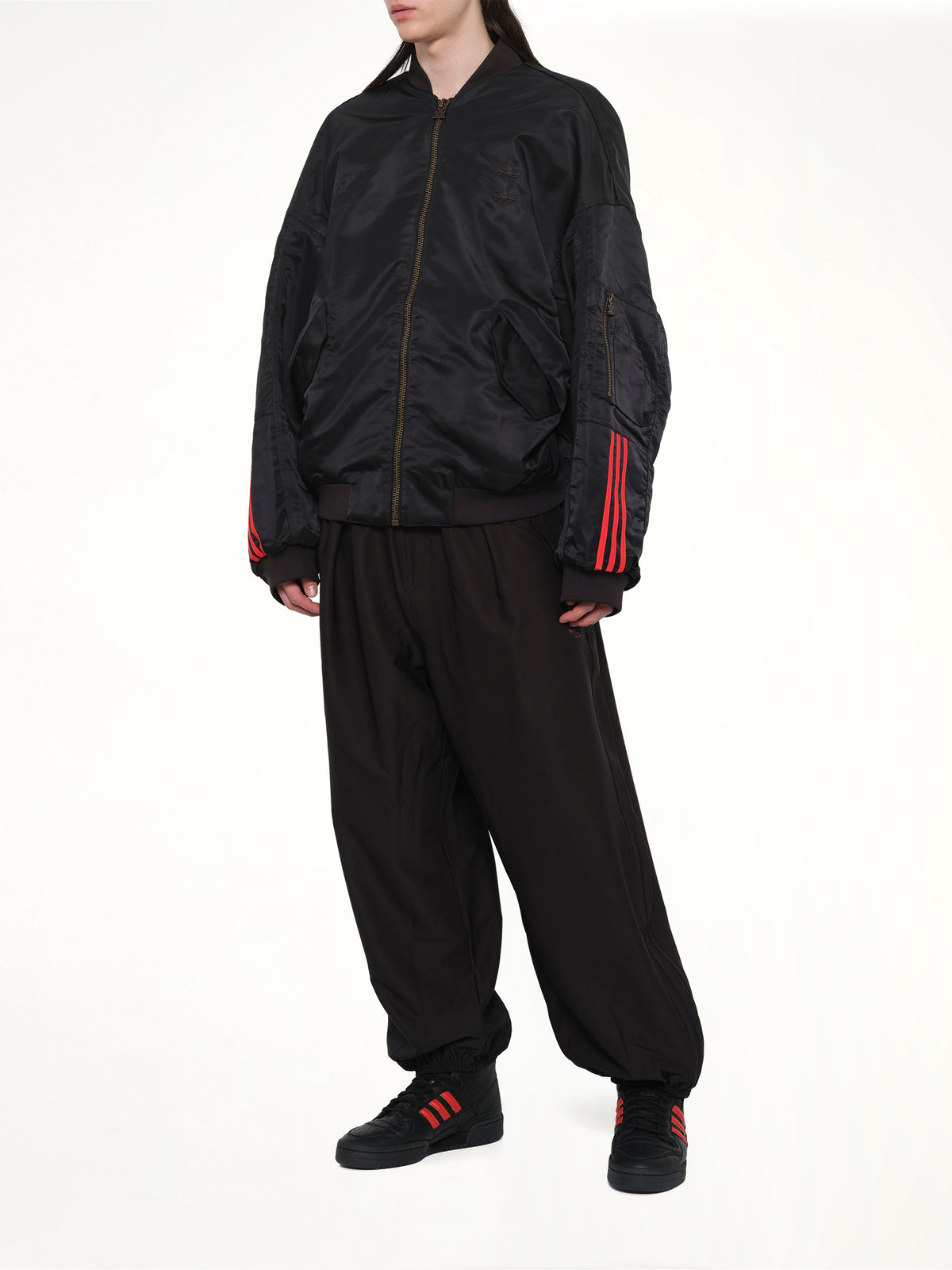 Adidas X Chavarria Dress Twill Track Pant in Black