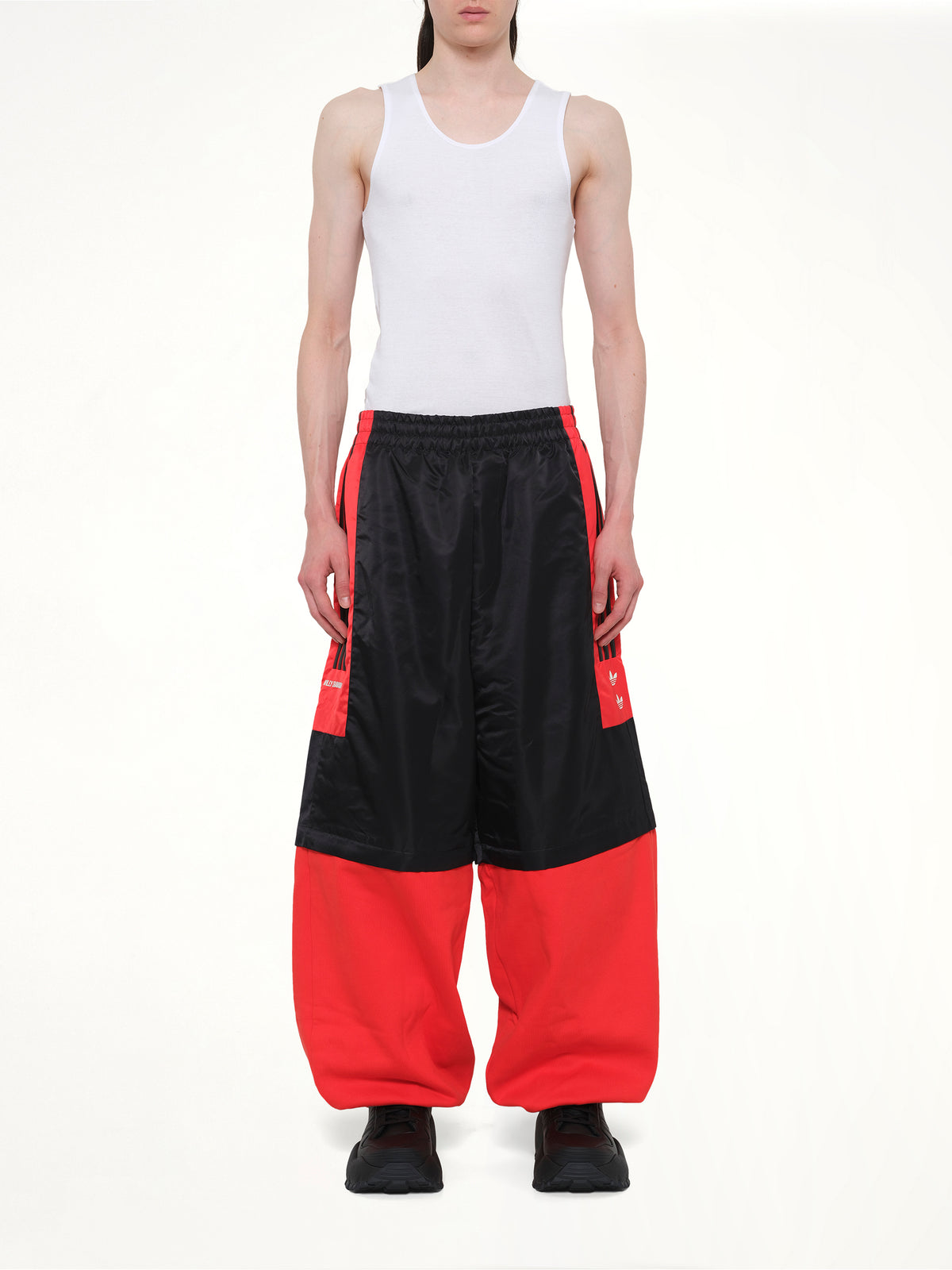 Adidas X Chavarria Gomez Zip Off Pant in Black/Red