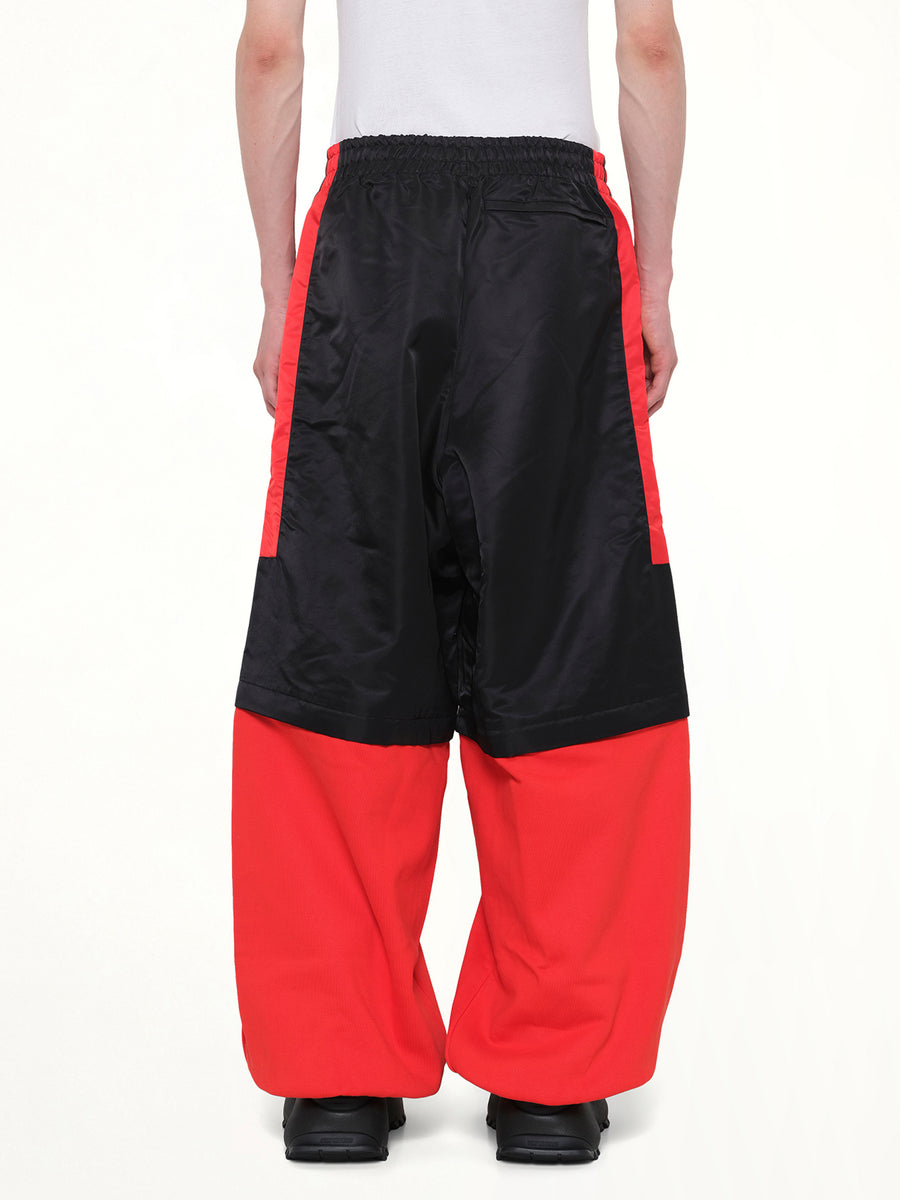 Adidas X Chavarria Gomez Zip Off Pant in Black/Red