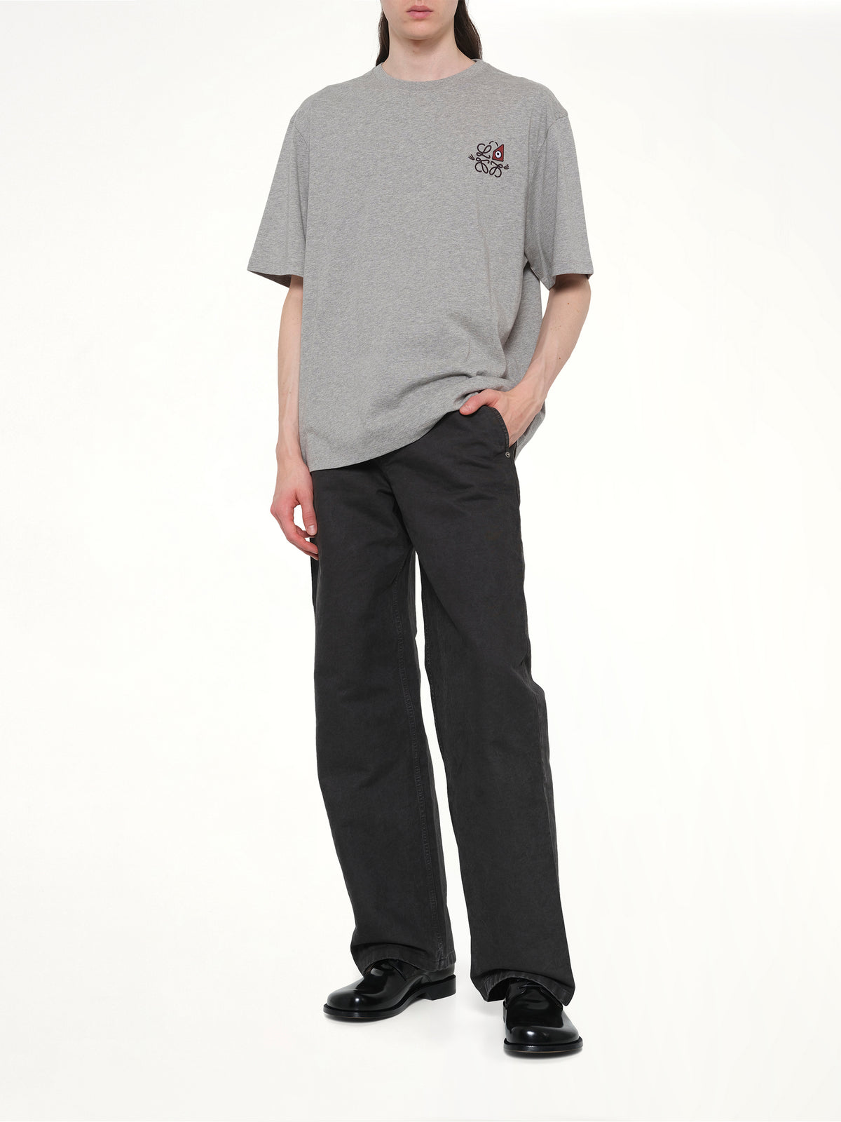 Cotton Trouser in Anthracite