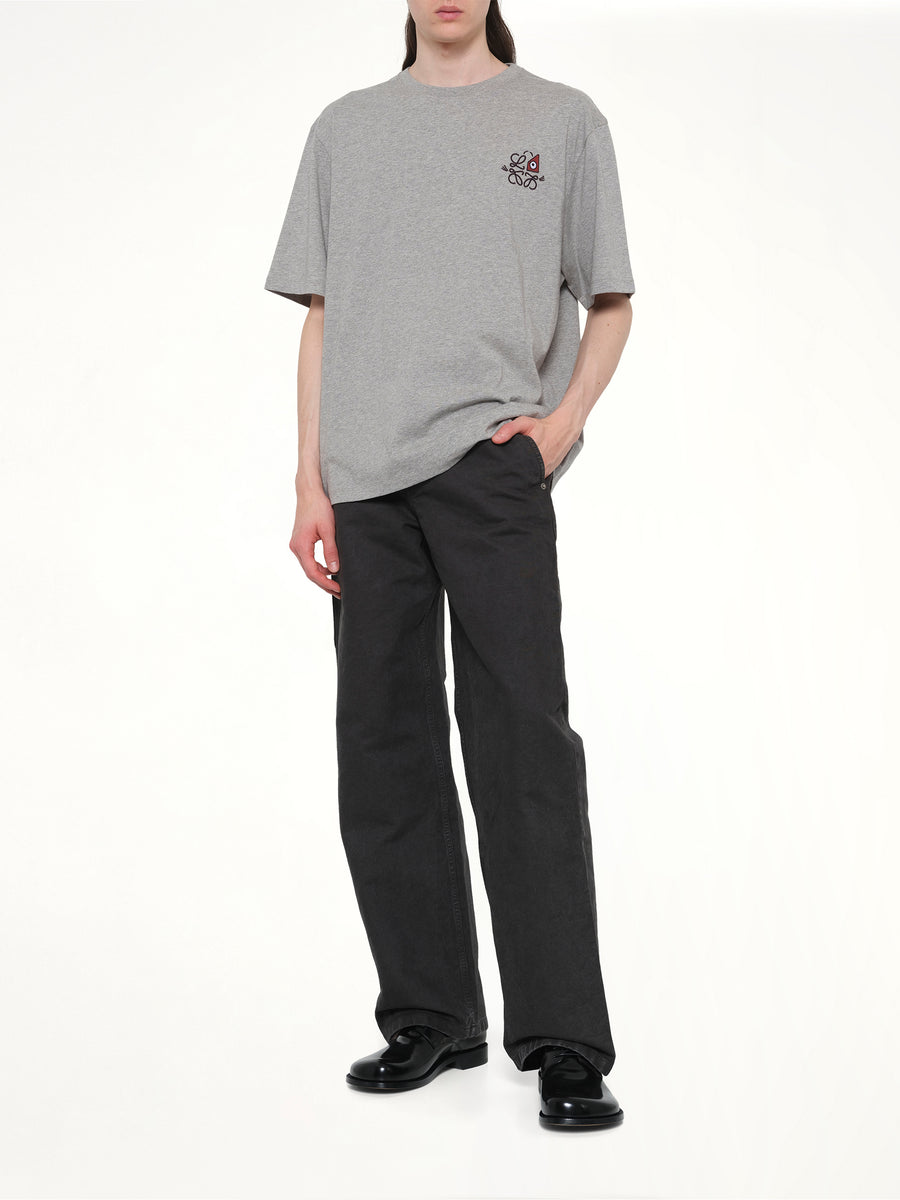 Cotton Trouser in Anthracite