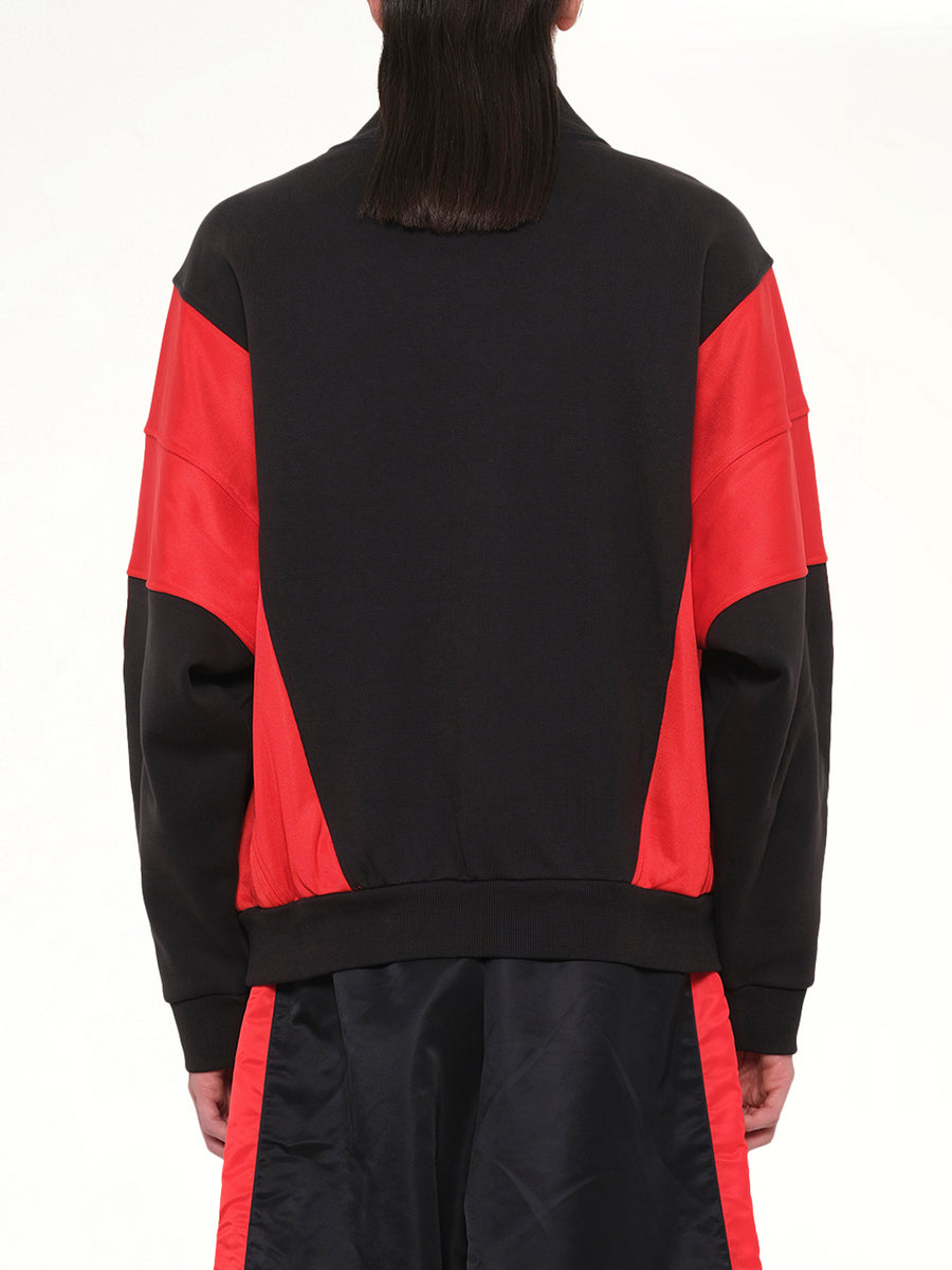 Adidas X Chavarria Watsonville Mockneck in Black/Red