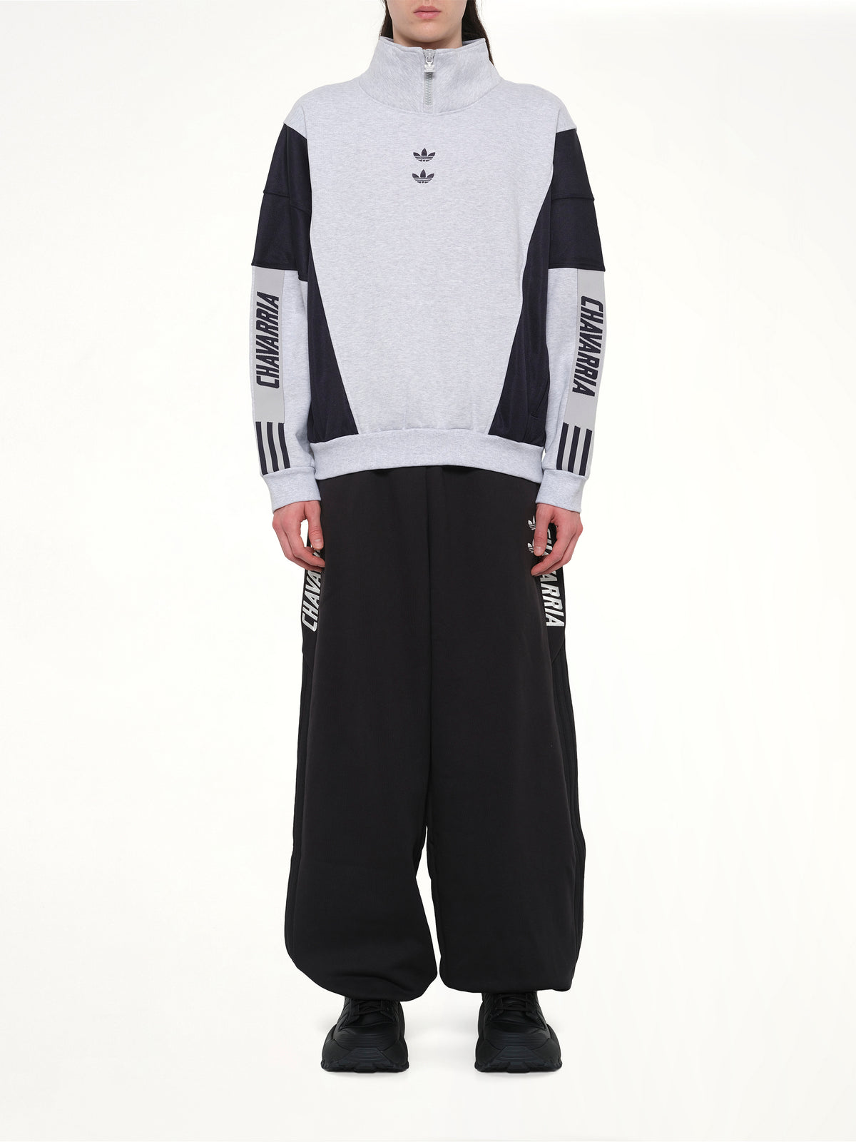 Adidas x WC Watsonville Sweatshirt in Light Grey
