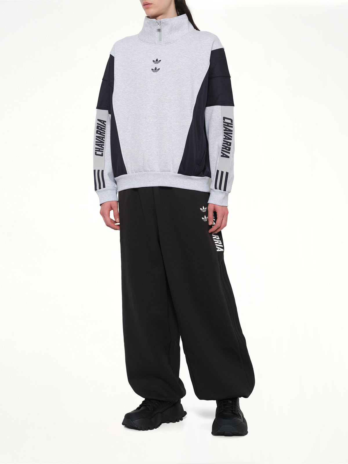 Adidas x WC Watsonville Sweatshirt in Light Grey