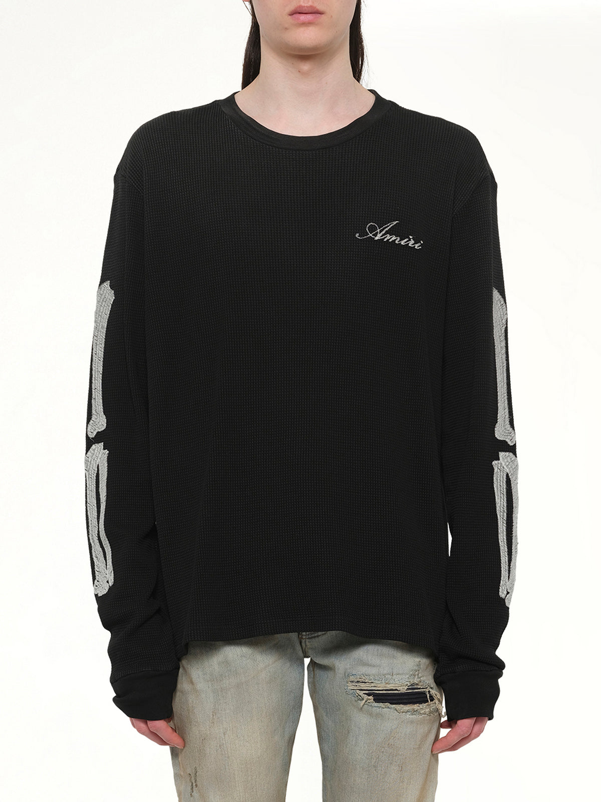 Bones LS T-Shirt in Black