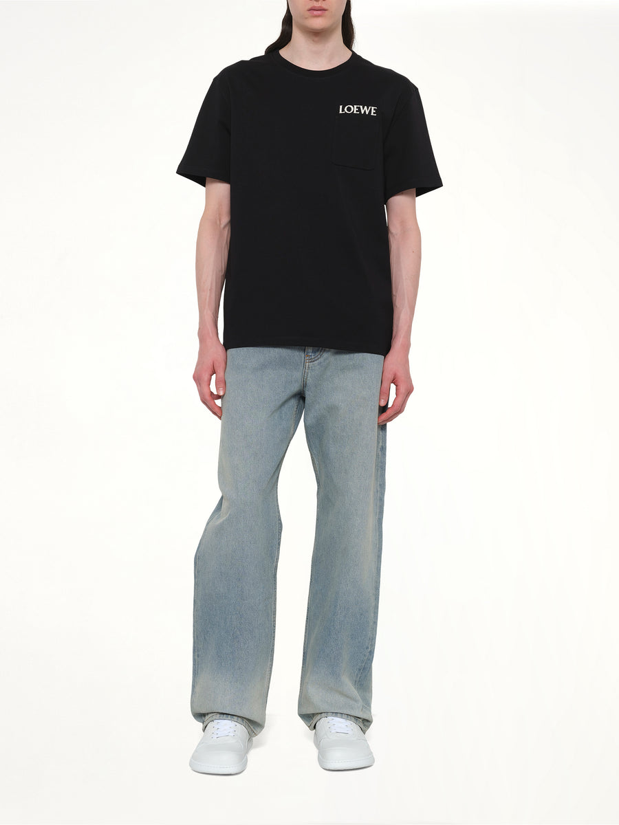 Loewe Relaxed Fit T-Shirt in Black
