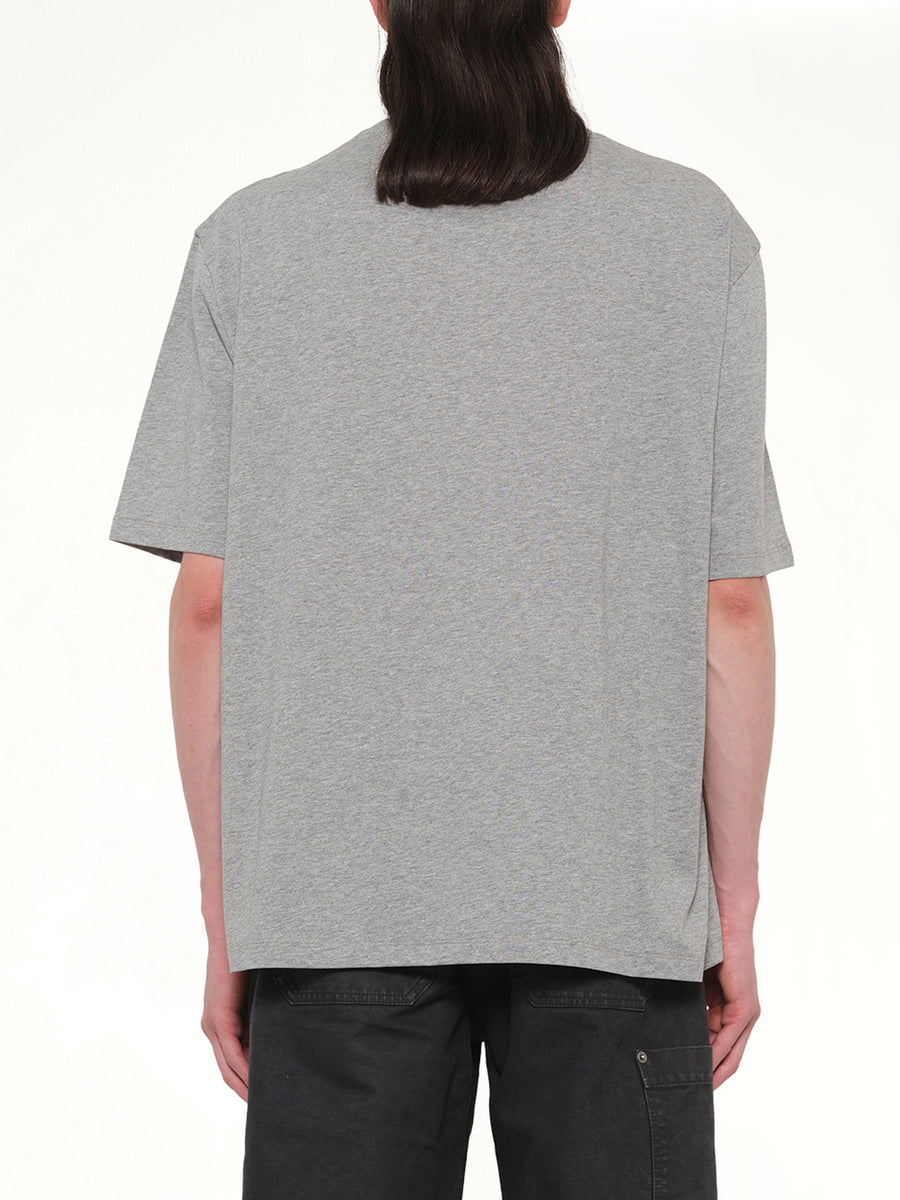 Loose Fit T-Shirt in Grey Melange