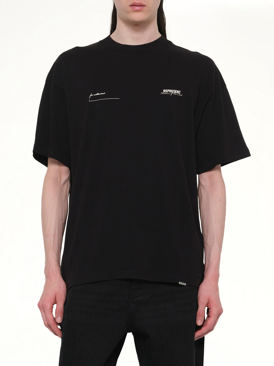 Patron of the Club T-Shirt in Black