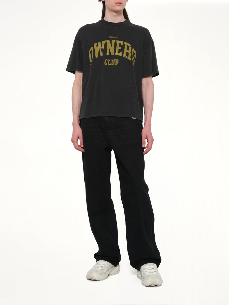 Represent Owners Club T-Shirt in Faded Black