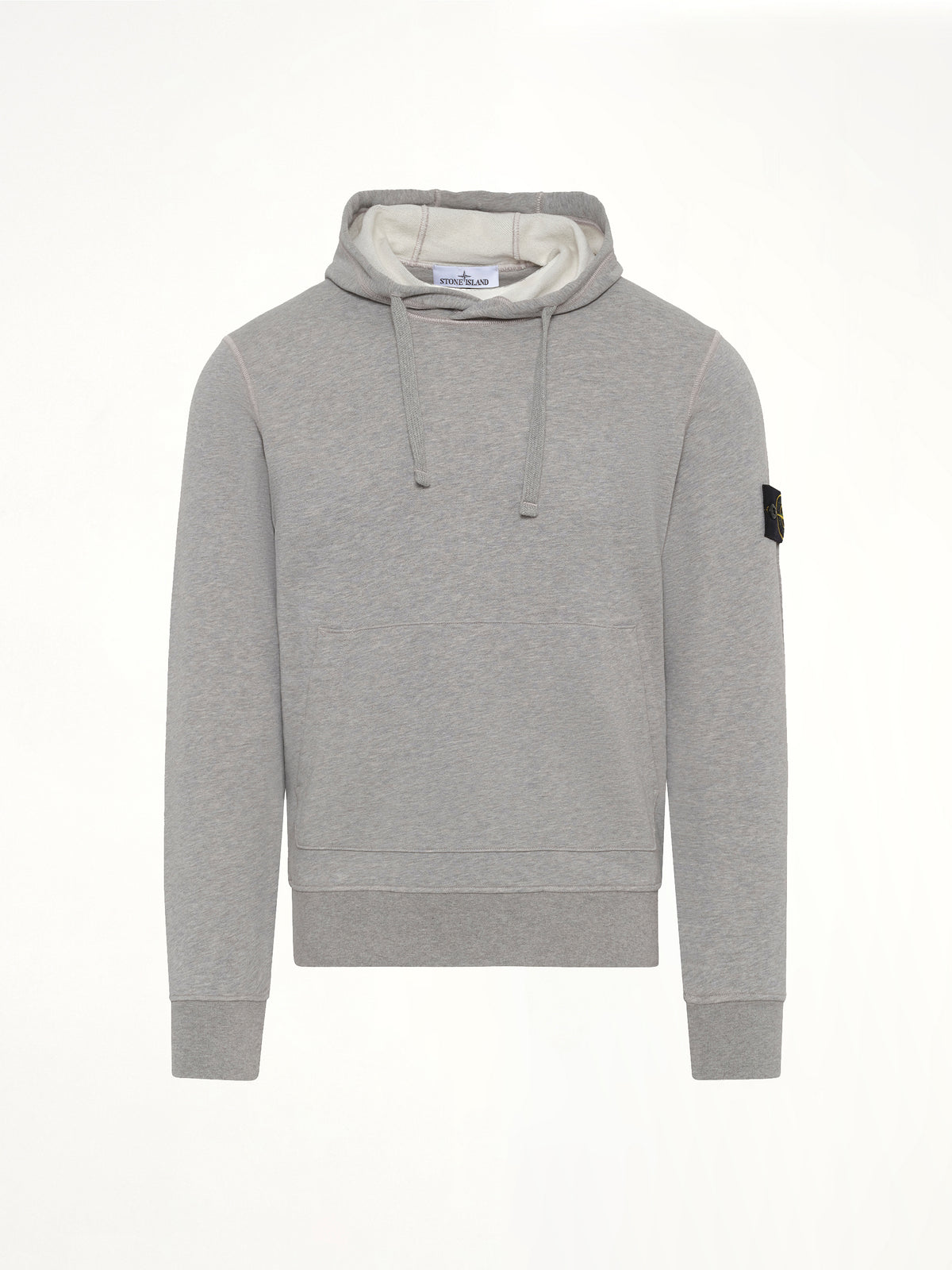 6100062 Organic Cotton Hoodie in Melange Grey