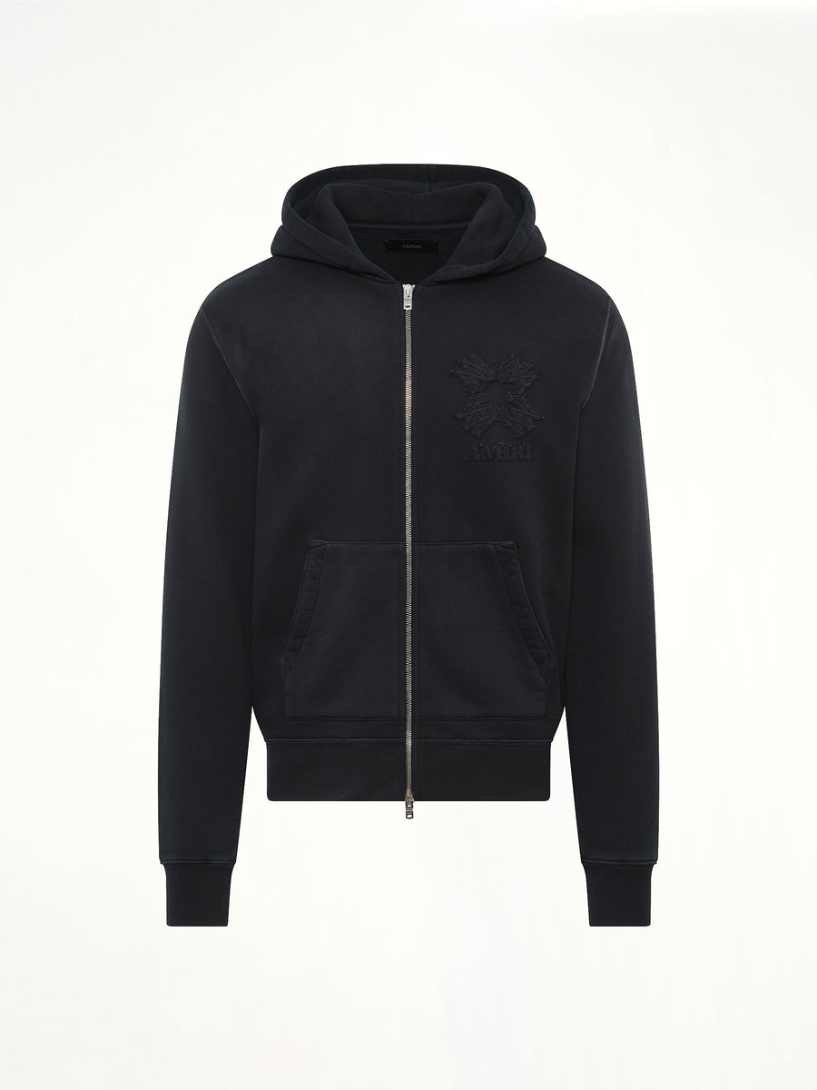 MA Quad Zip Hoodie in Black