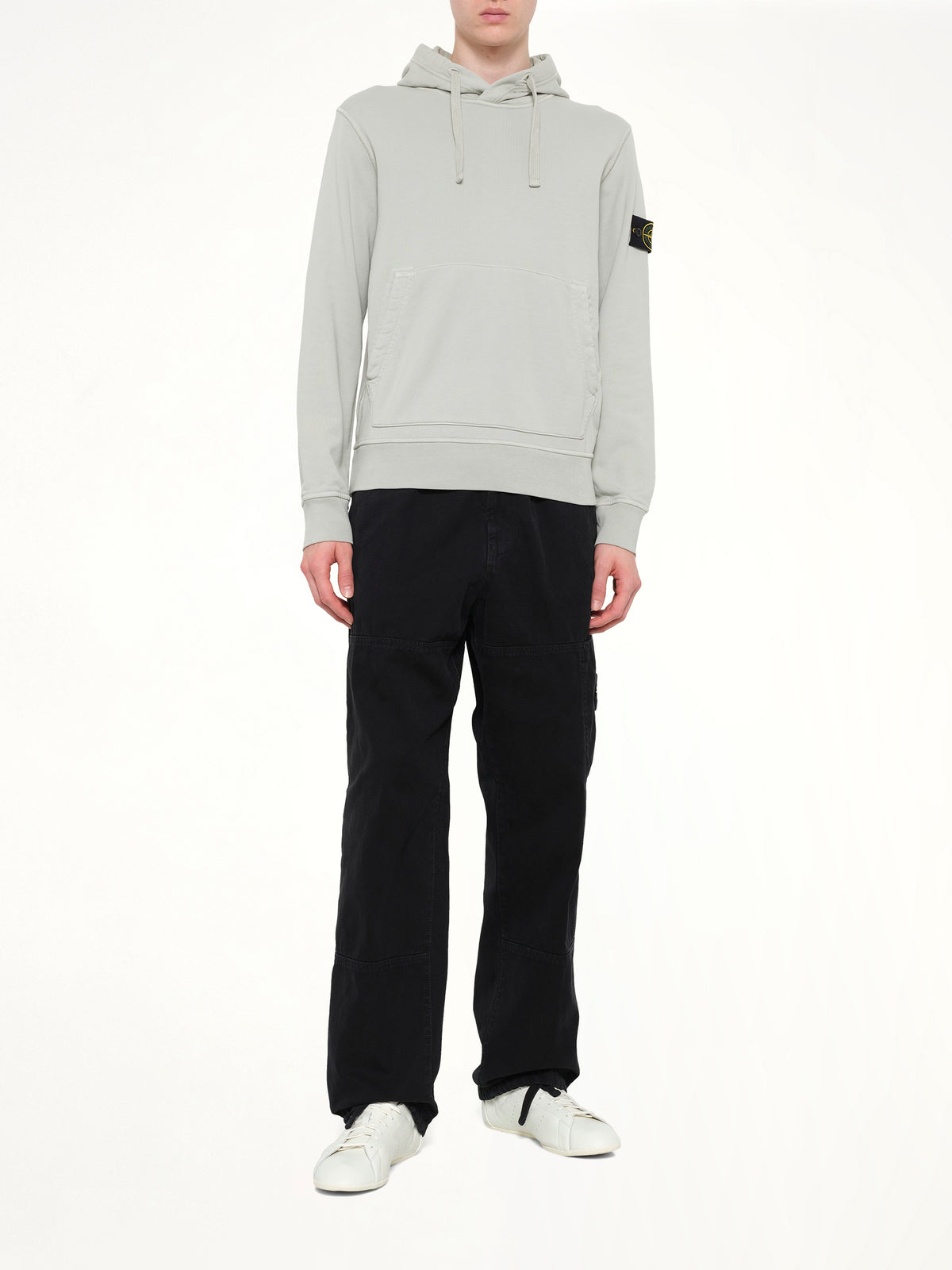 6100062 Hoodie Sweater in Pearl Grey
