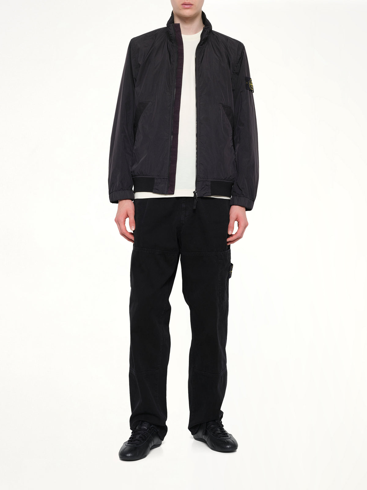 4100002 Crinkle Reps Jacket in Black