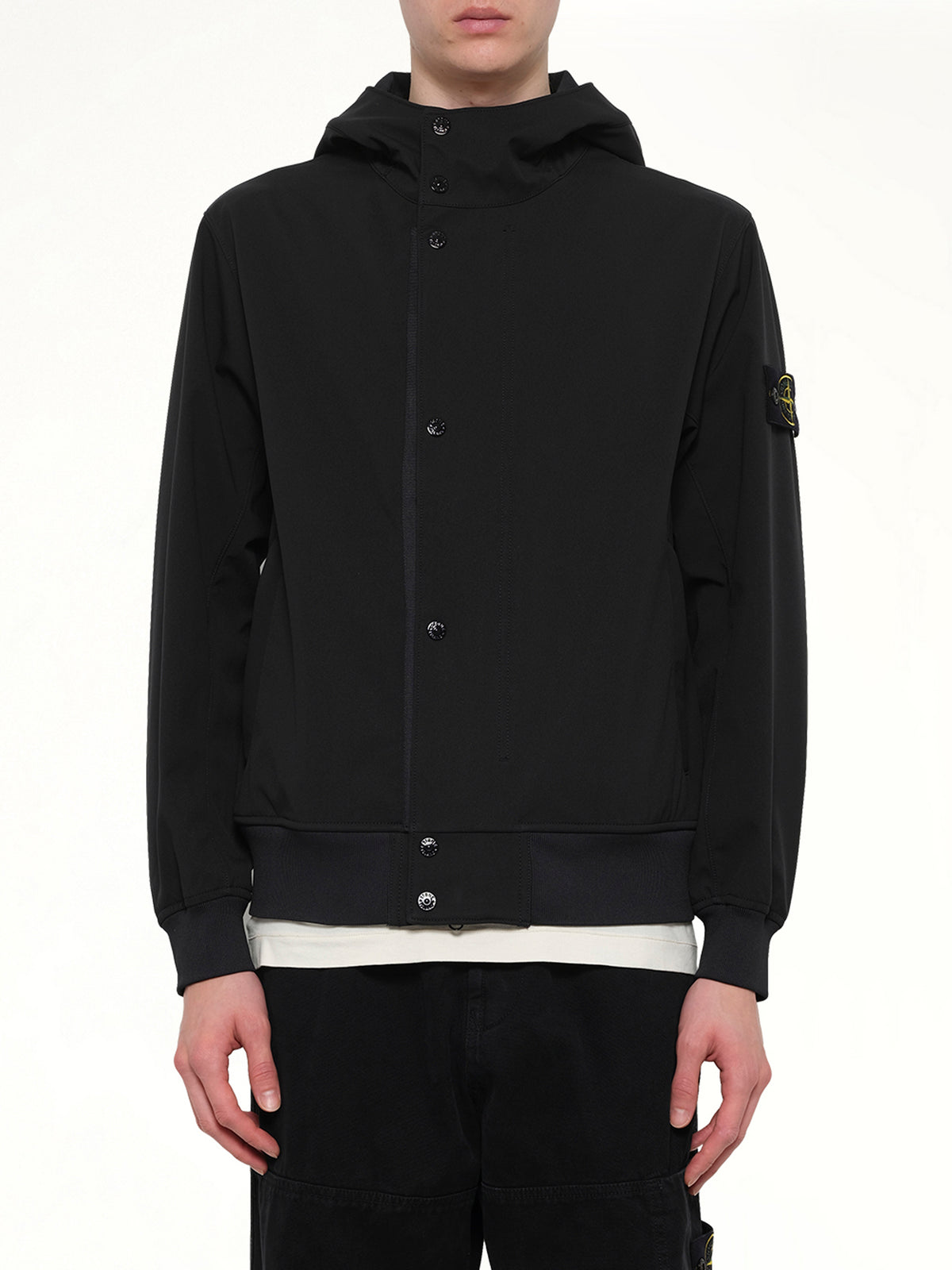 4100118 Short Parka in Black