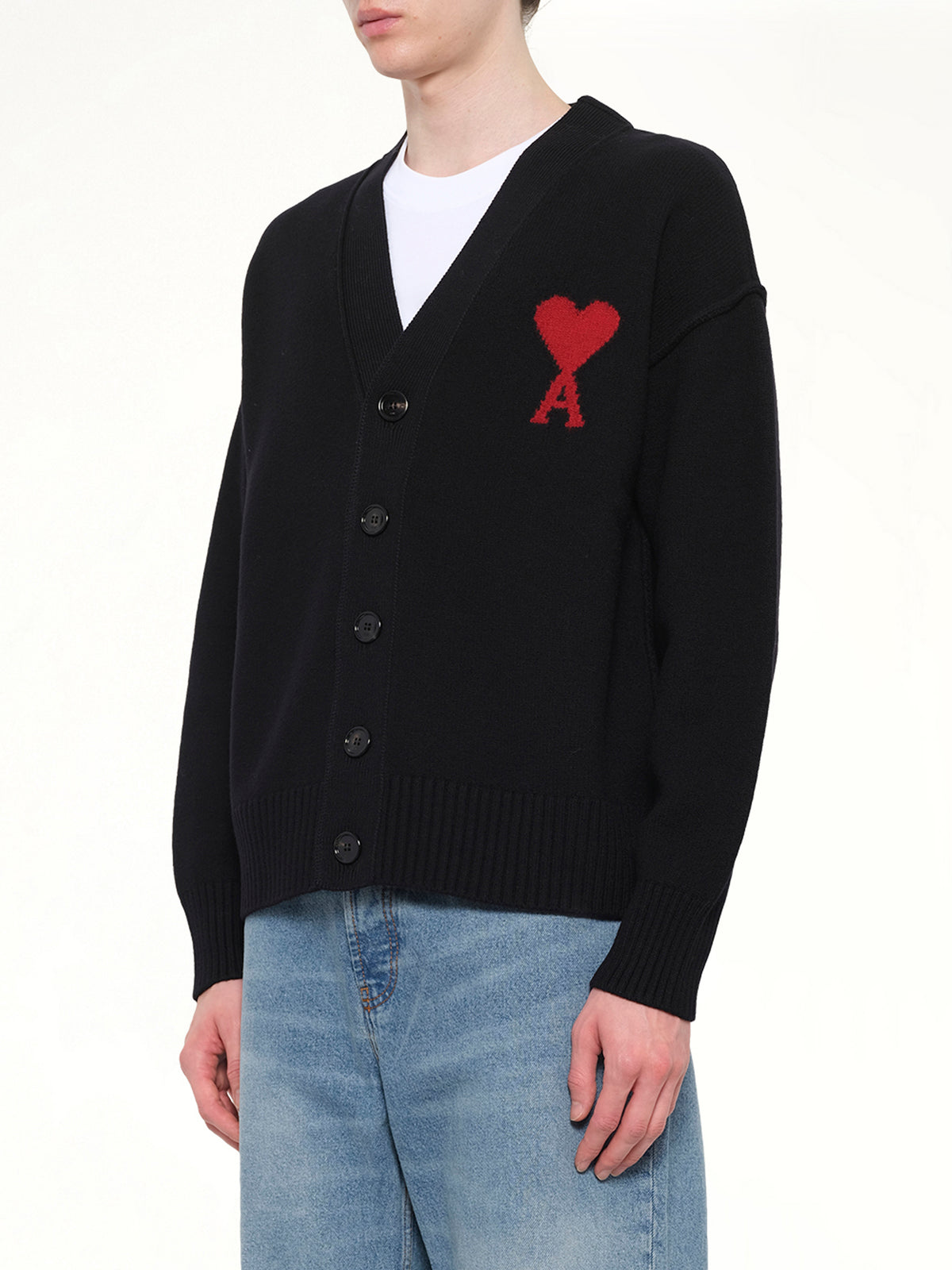 Ami De Coeur Cardigan in Black