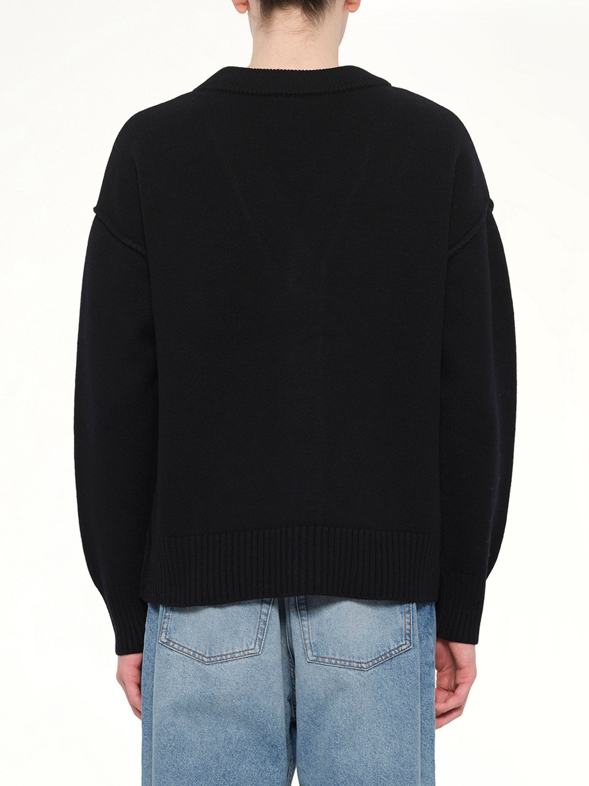 Ami De Coeur Cardigan in Black