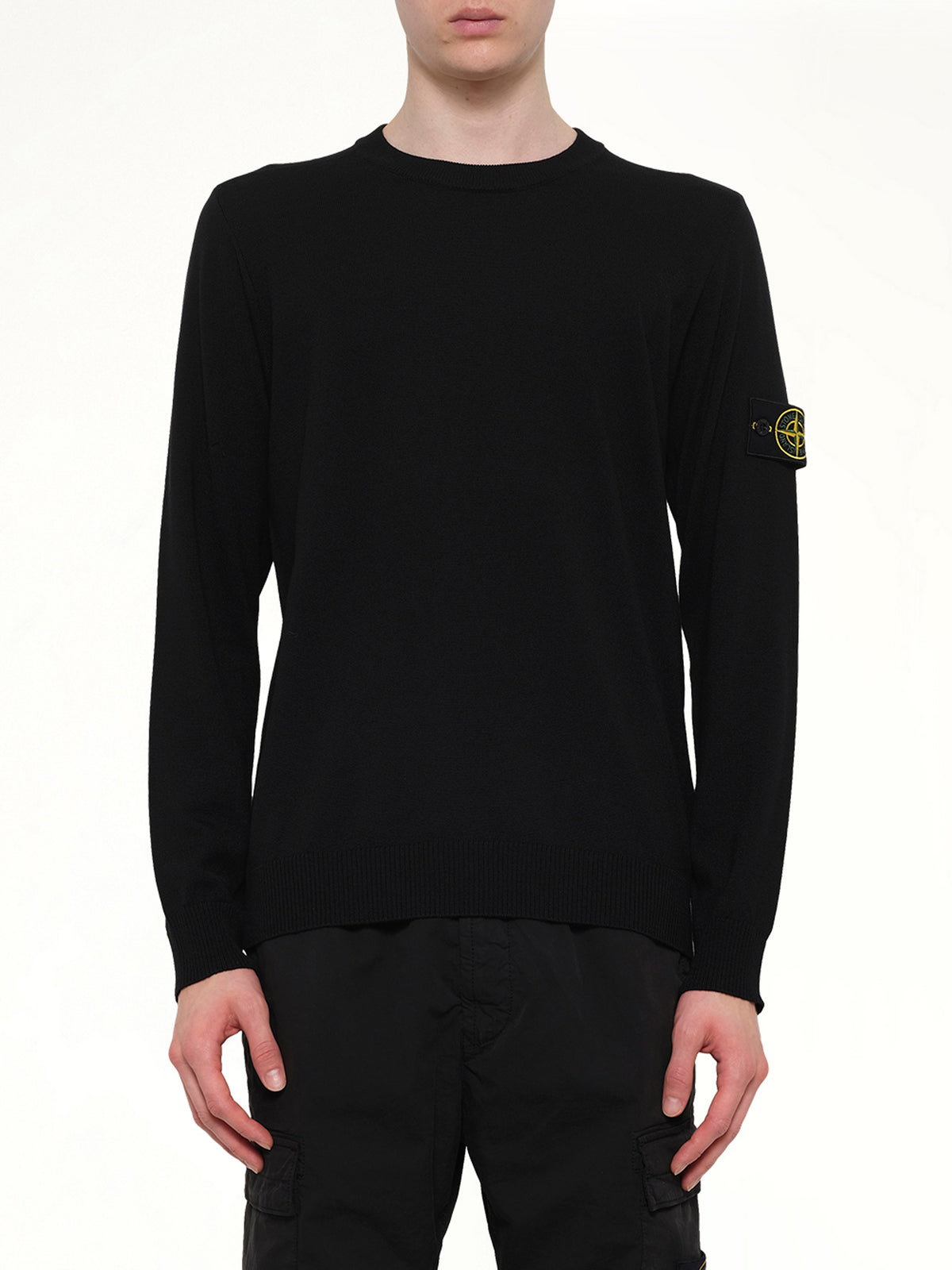 5100071 Crew Neck Sweater in Black
