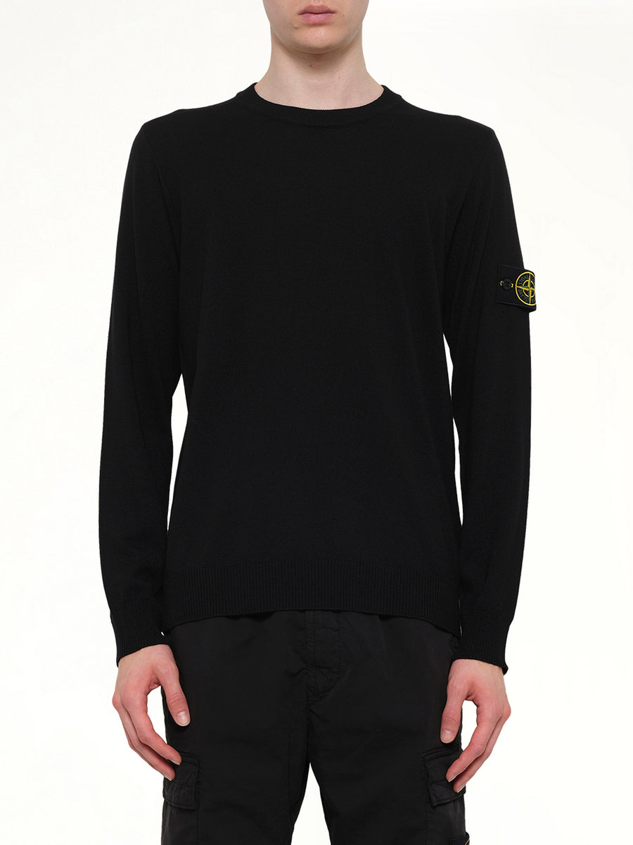 5100071 Crew Neck Sweater in Black