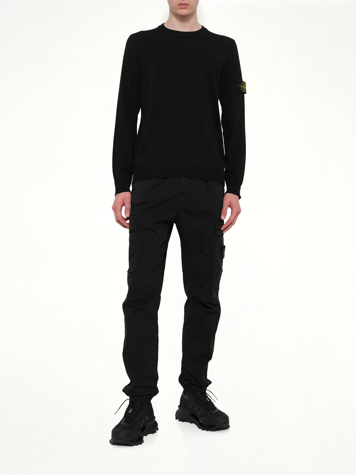 5100071 Crew Neck Sweater in Black