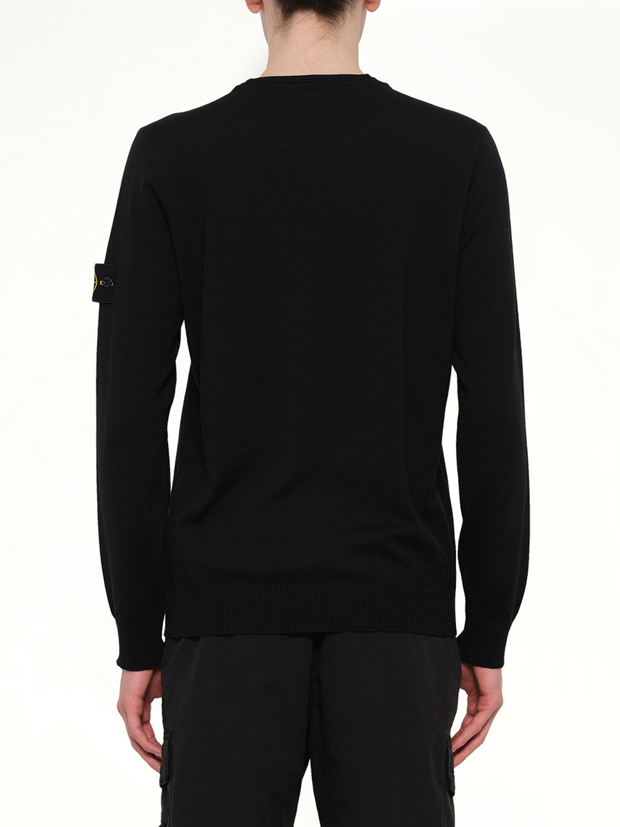 5100071 Crew Neck Sweater in Black