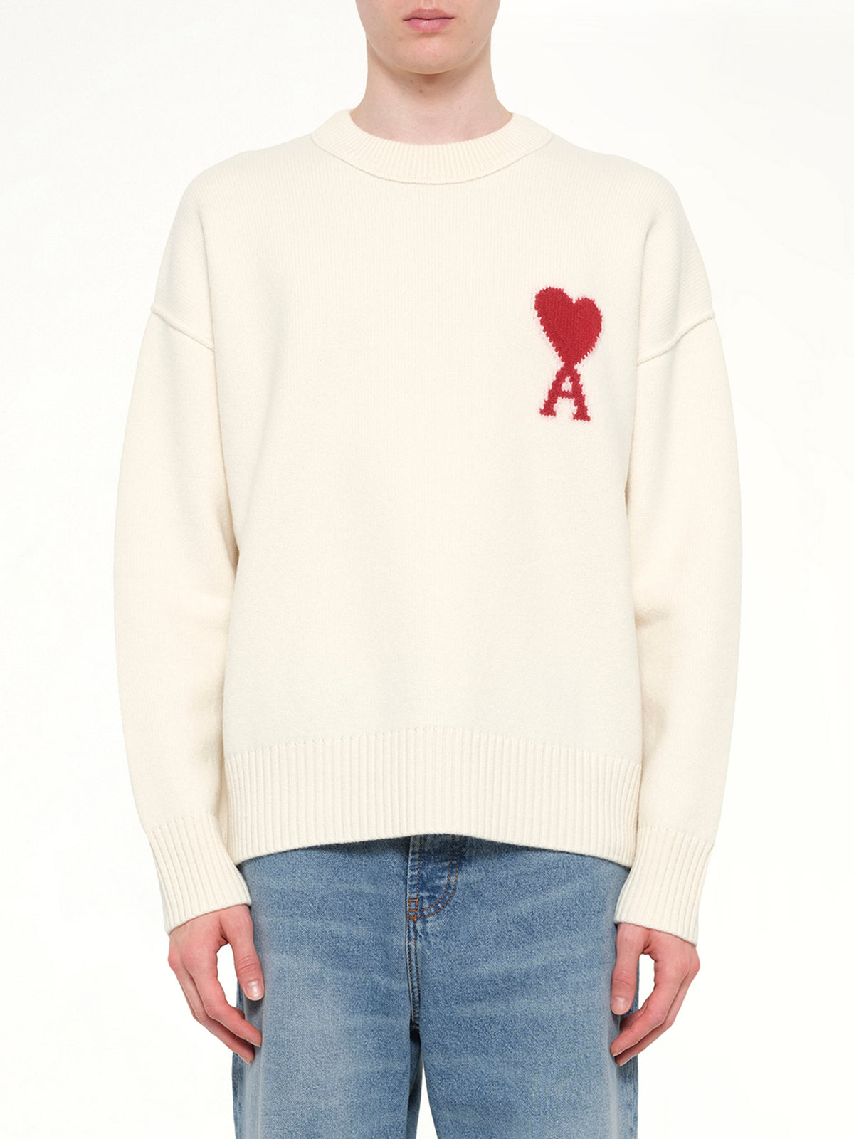 Ami De Coeur Sweater in Off White