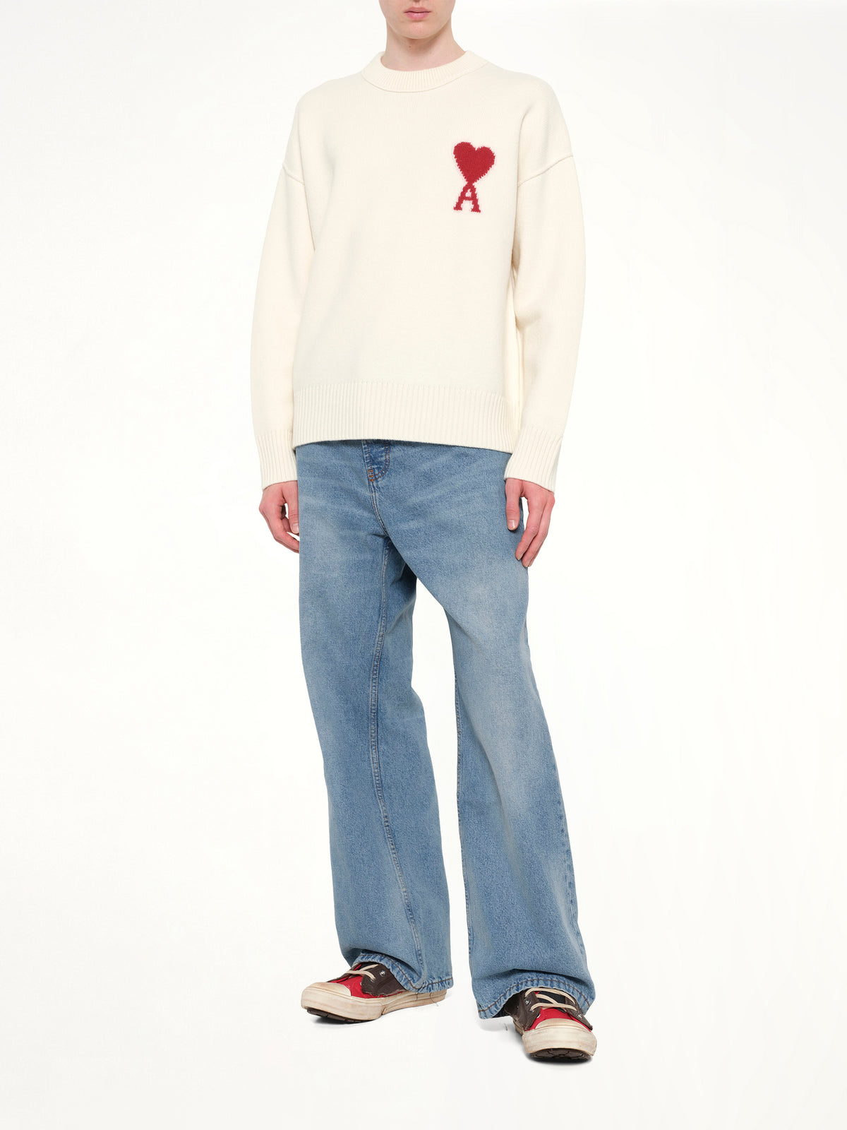 Ami De Coeur Sweater in Off White