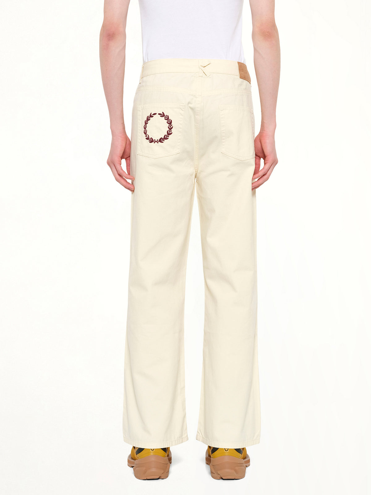Kidsuper X Mercedes Benz Work Pants in Cream