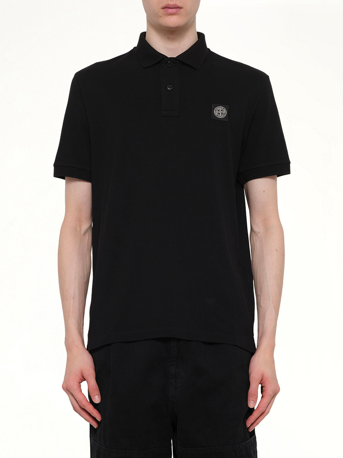 2200008 SS Polo in Black